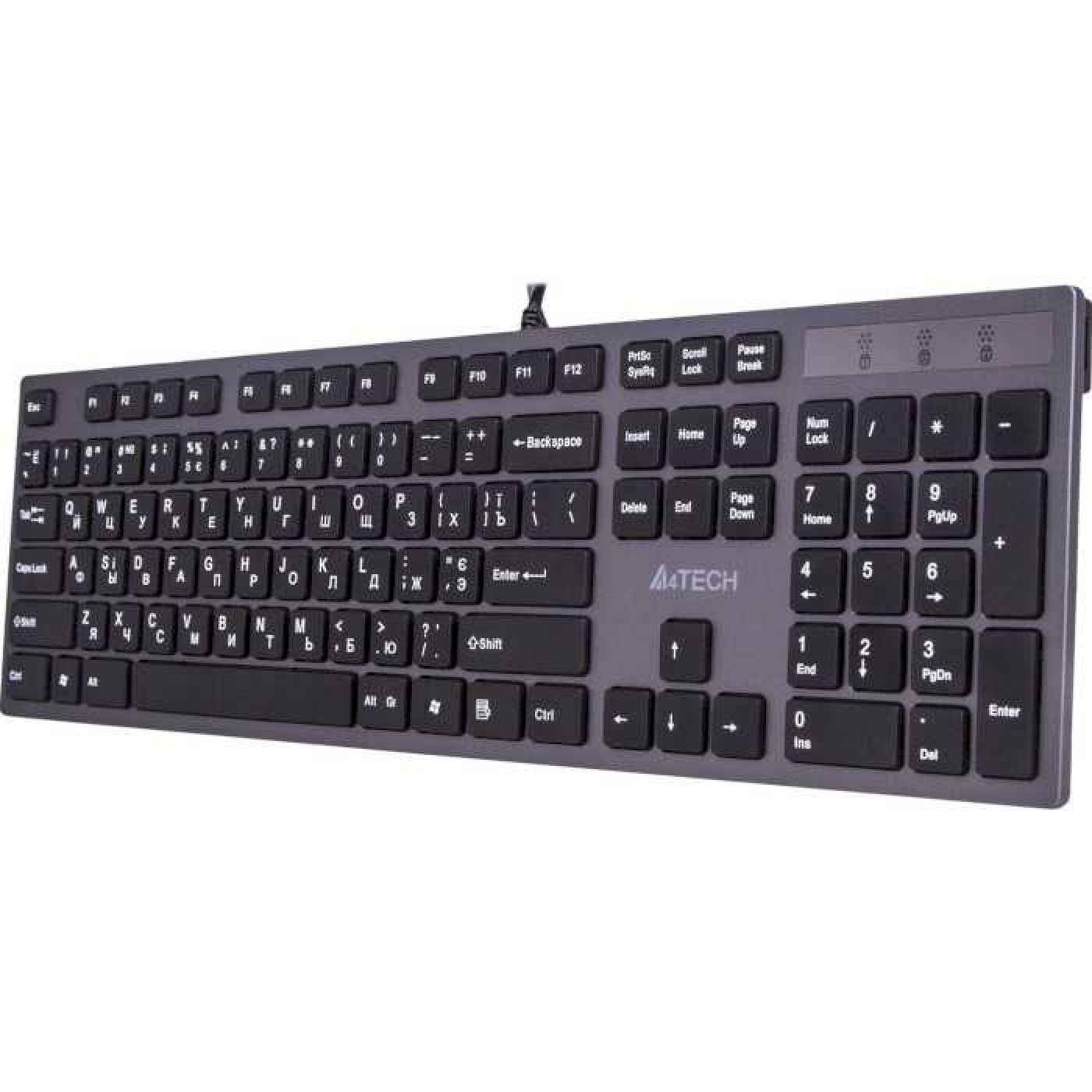 Клавиатура A4Tech KV-300H USB Grey/Black (KV-300H USB (Grey+Black))