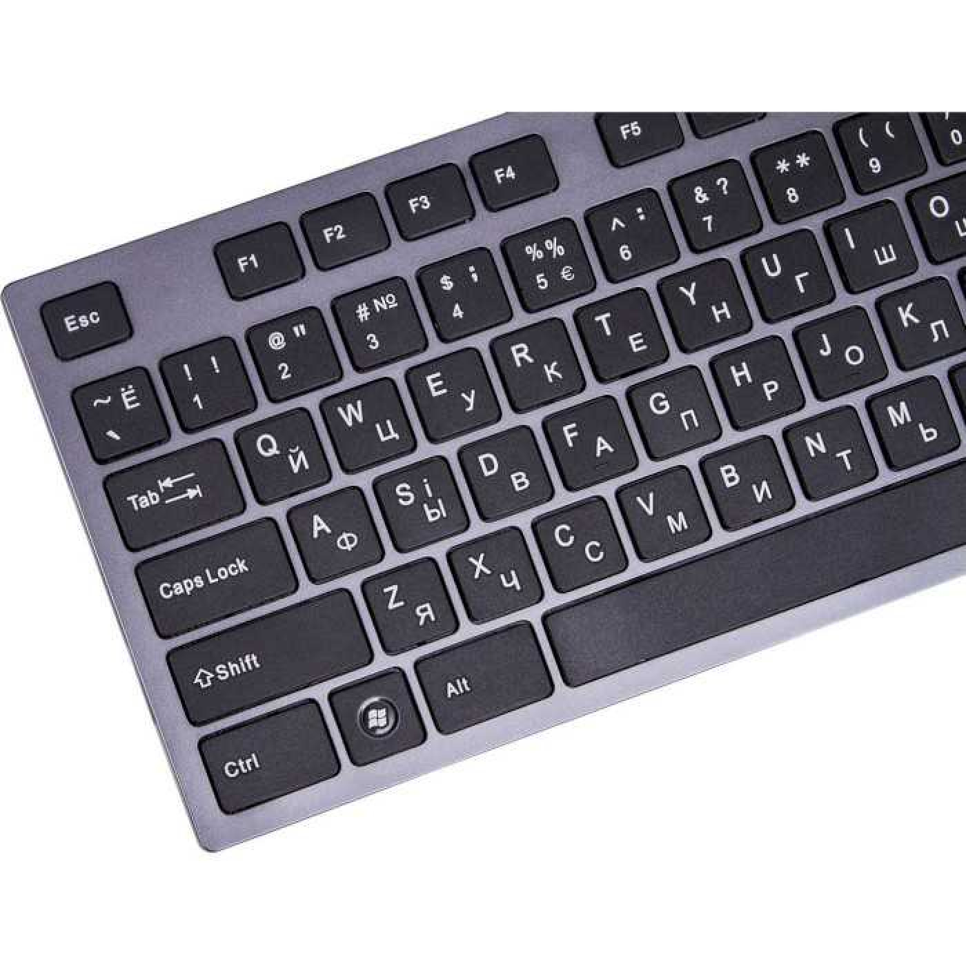 Клавиатура A4Tech KV-300H USB Grey/Black (KV-300H USB (Grey+Black))