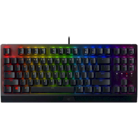 Клавіатура Razer BlackWidow V3 TKL RGB Green USB Black (RZ03-03490700-R3R1)