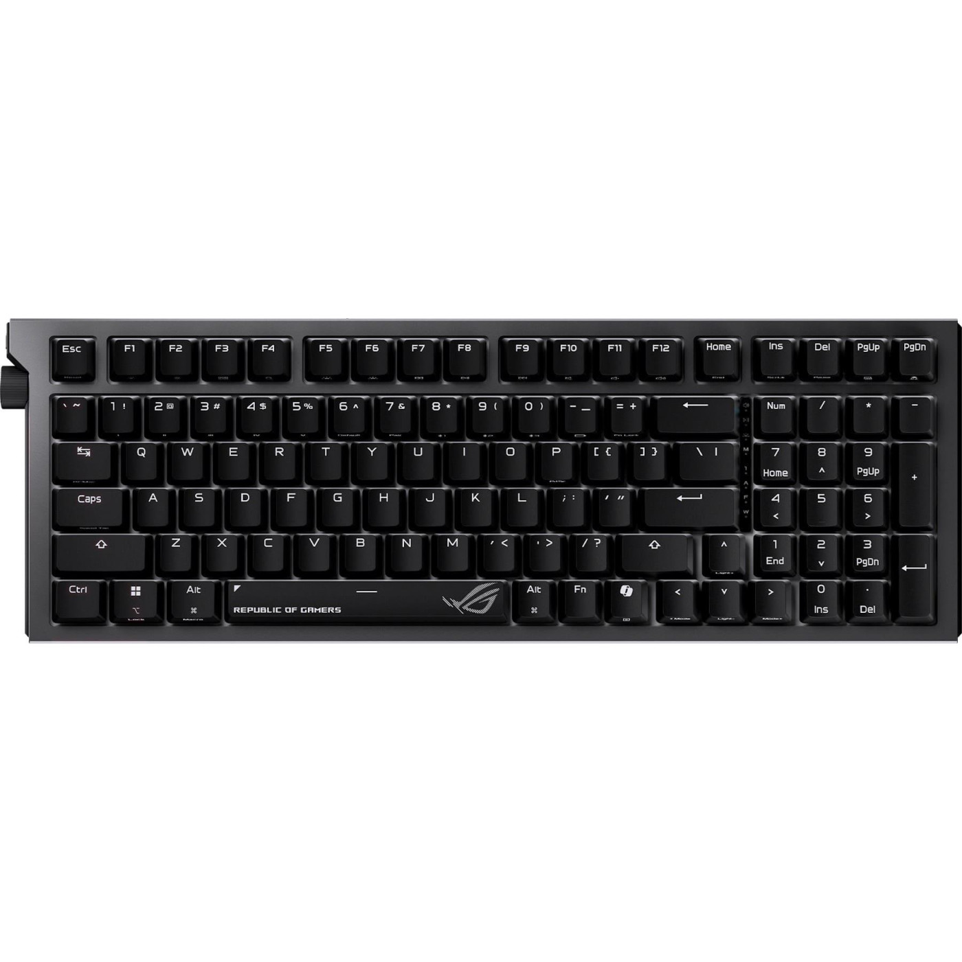 Клавіатура ASUS ROG Strix Morph 96 Wireless NX Snow V2 UKR Black (90MP04IF-BKMA03)