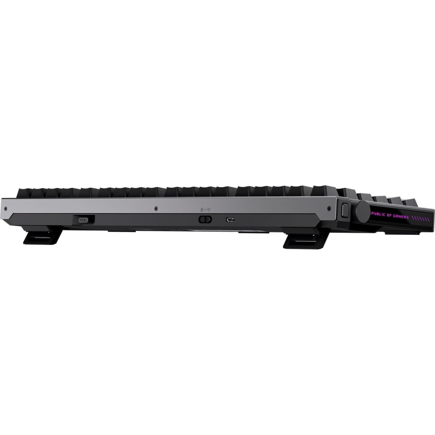 Клавіатура ASUS ROG Strix Morph 96 Wireless NX Snow V2 UKR Black (90MP04IF-BKMA03)