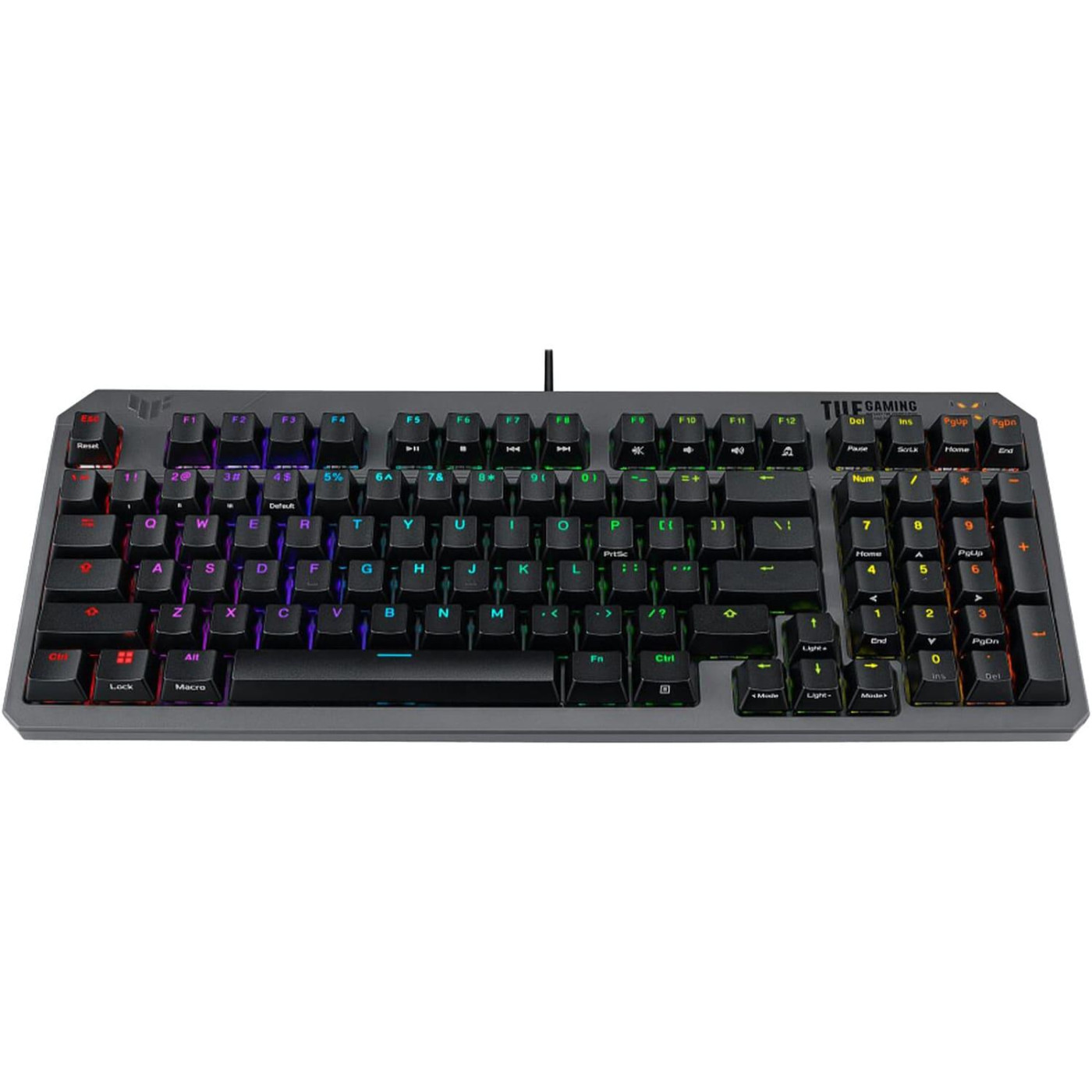 Клавиатура ASUS TUF Gaming K3 Gen II UKR Opti-Mech RGB Red Switches (90MP0390-BKMA00)