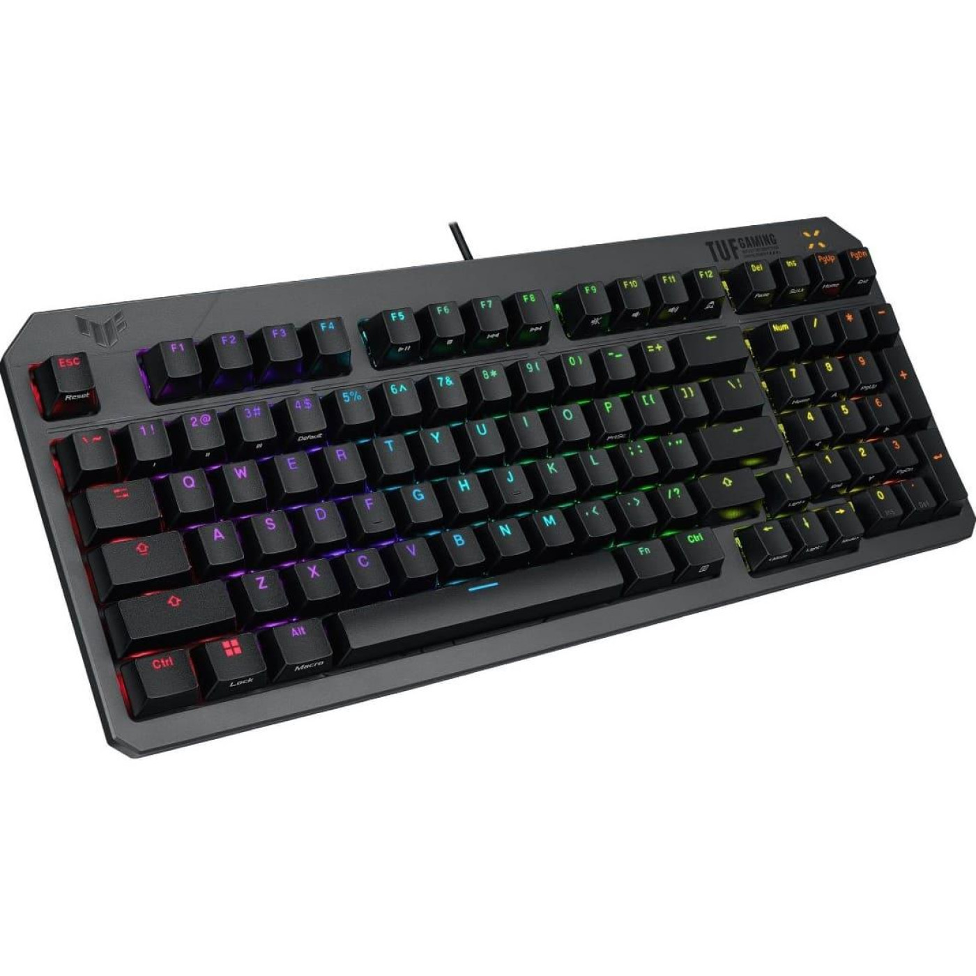 Клавиатура ASUS TUF Gaming K3 Gen II UKR Opti-Mech RGB Red Switches (90MP0390-BKMA00)