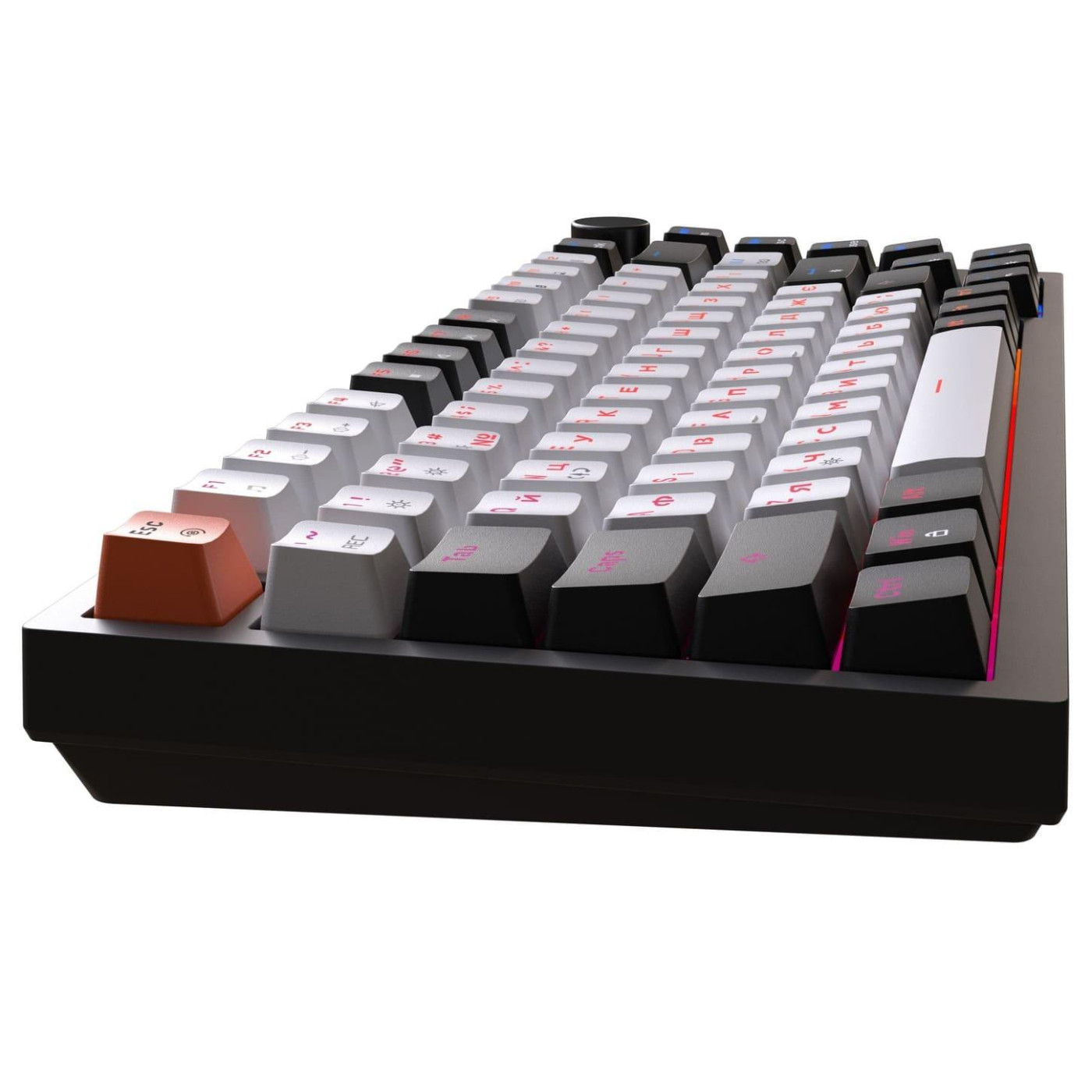 Клавіатура GamePro MK160 V2 Warden QLAB Sakura Black (MK160-V2-B-QS)