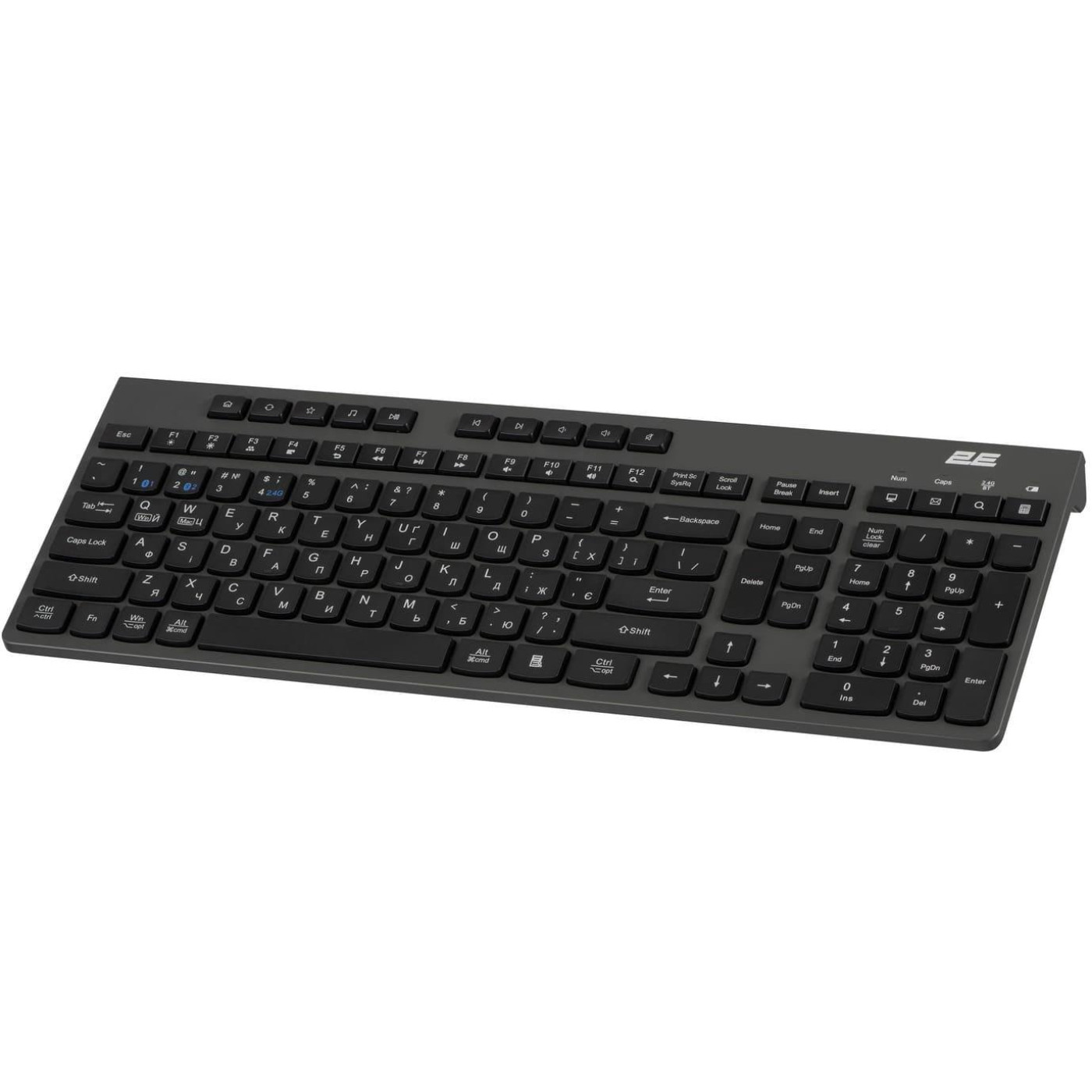 Клавіатура 2E KS280 Wireless EN/UK Silent (2E-KS280WBGR_UA)