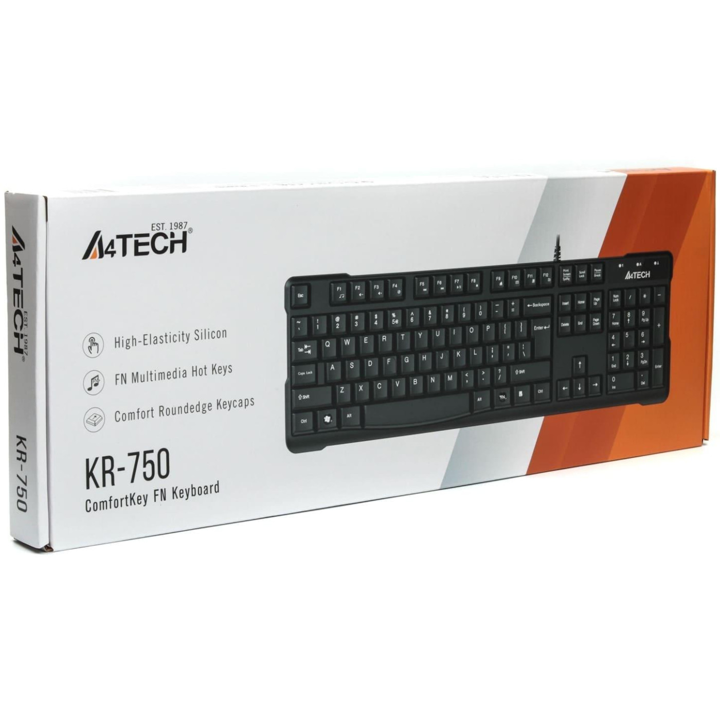 Клавіатура A4Tech KR-750 USB Black (KR-750 USB (Black))