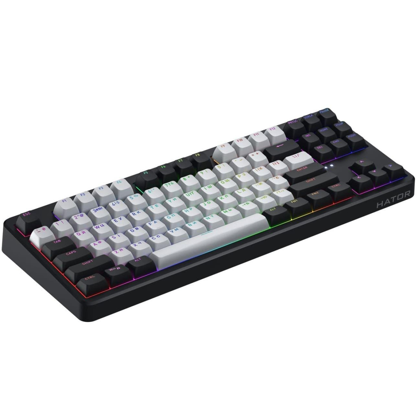 Клавиатура HATOR Rockfall 3 Mecha TKL Wireless Orange Black (HTK850UA) U1