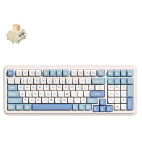 Клавіатура MCHOSE K99 V2 RGB Mechanical Icy Creamsicle Switch Wireless (MC-K99V2-4) Sky Blue (G-000003615)
