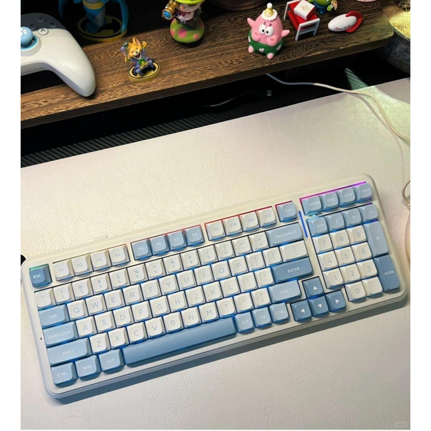 Клавиатура MCHOSE K99 V2 RGB Mechanical Icy Creamsicle Switch Wireless (MC-K99V2-4) Sky Blue (G-000003615)