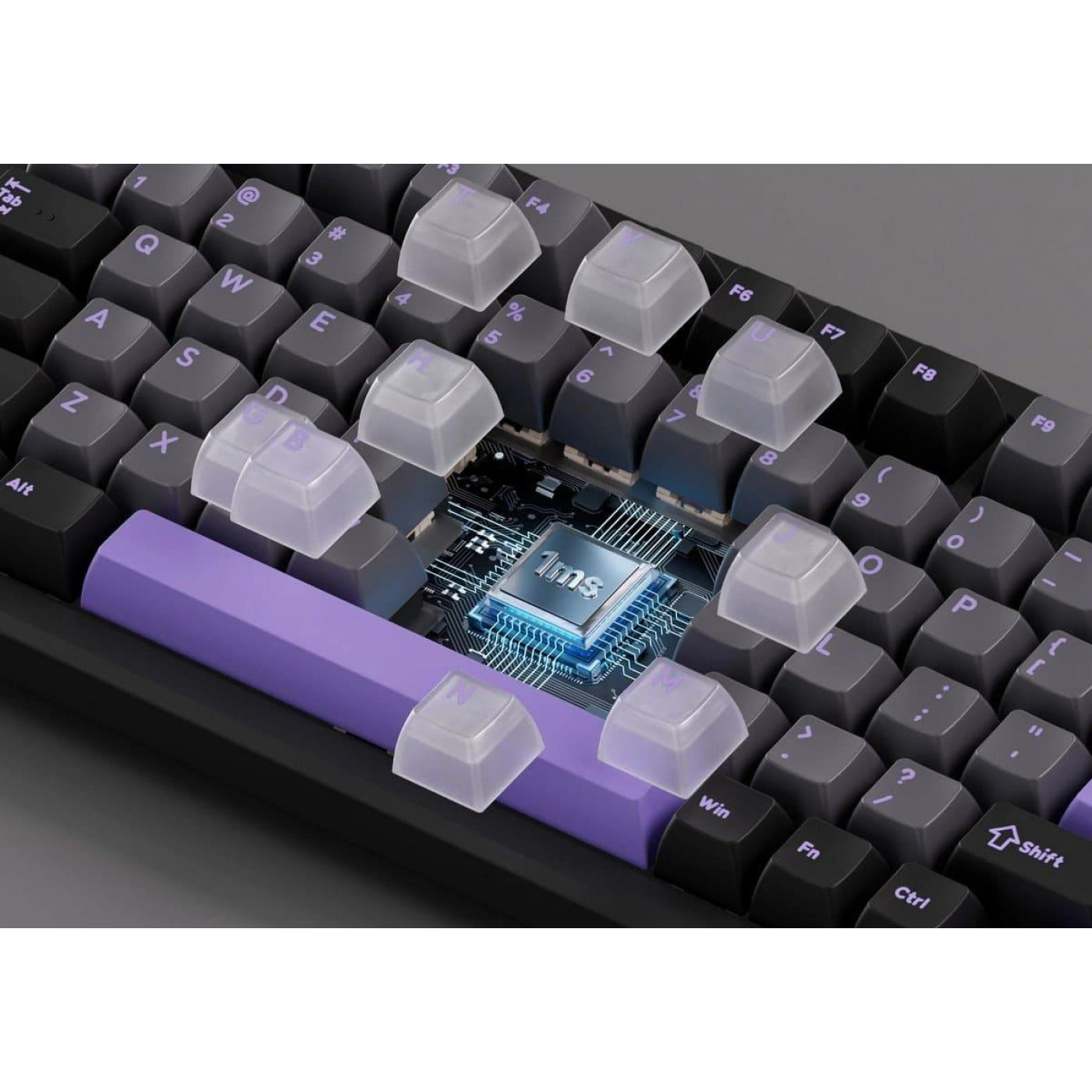 Клавиатура MCHOSE G98 Pro RGB Mechanical Flame Orange Switch Wireless (MC-G98S-5) Black (G-000003843)