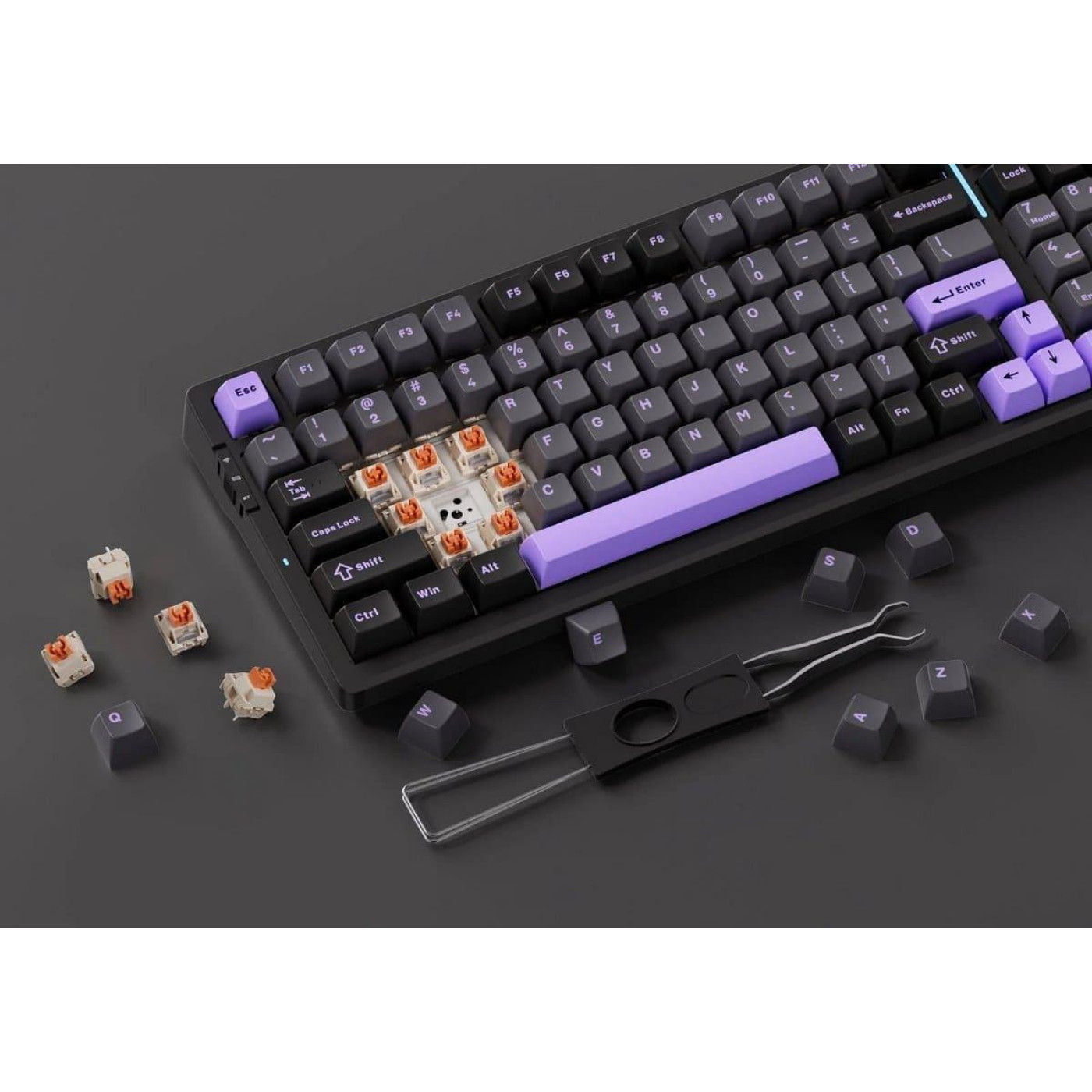 Клавиатура MCHOSE G98 Pro RGB Mechanical Flame Orange Switch Wireless (MC-G98S-5) Black (G-000003843)