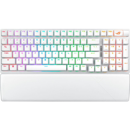 Клавіатура ASUS ROG Strix Scope II NX Snow Wireless EN RGB White (90MP037A-BKUA30)