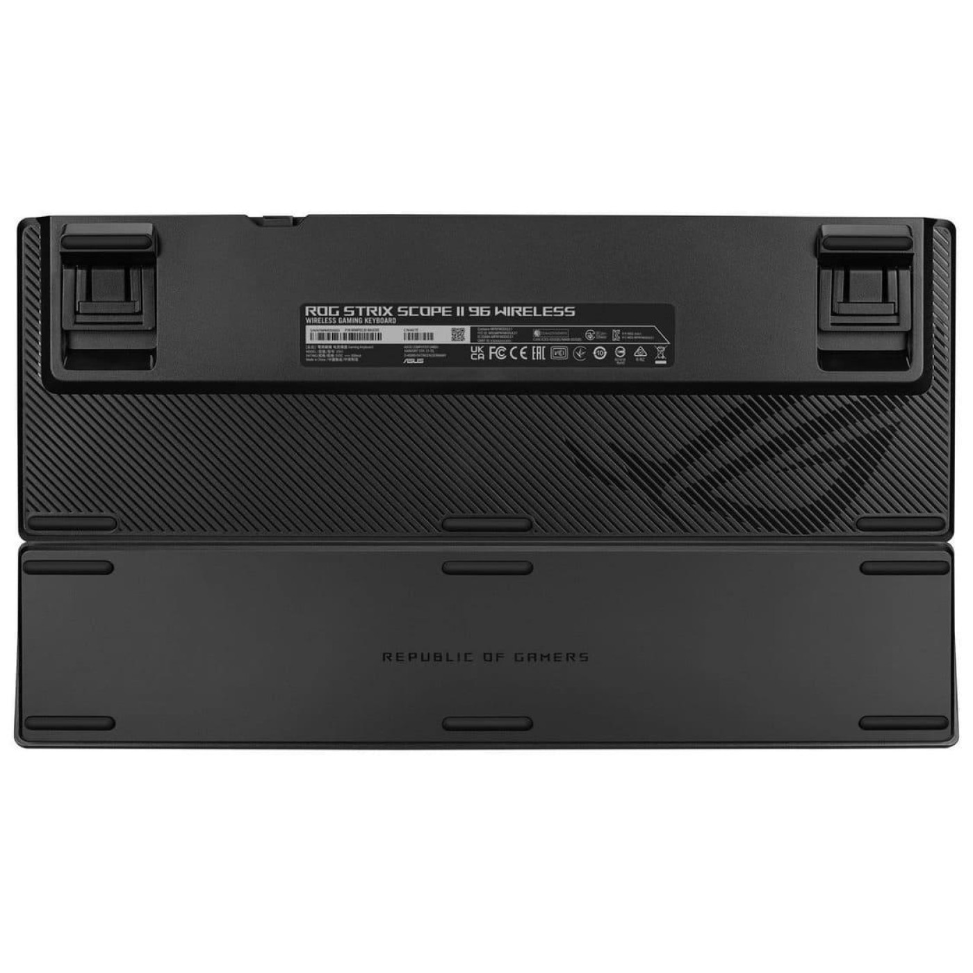 Клавіатура ASUS ROG Strix Scope II 96 Wireless EN PBT Black (90MP037A-BKUA01)