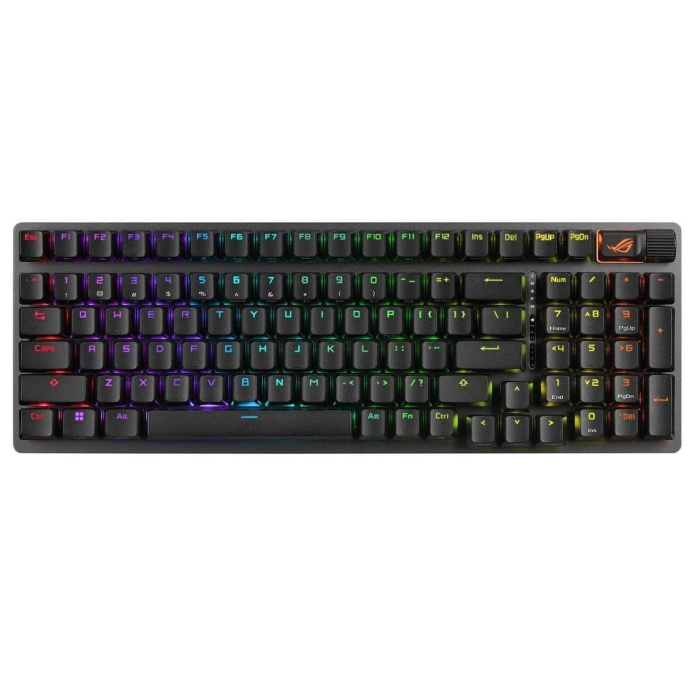 Клавіатура ASUS ROG Strix Scope II 96 Wireless EN PBT Black (90MP037A-BKUA01)