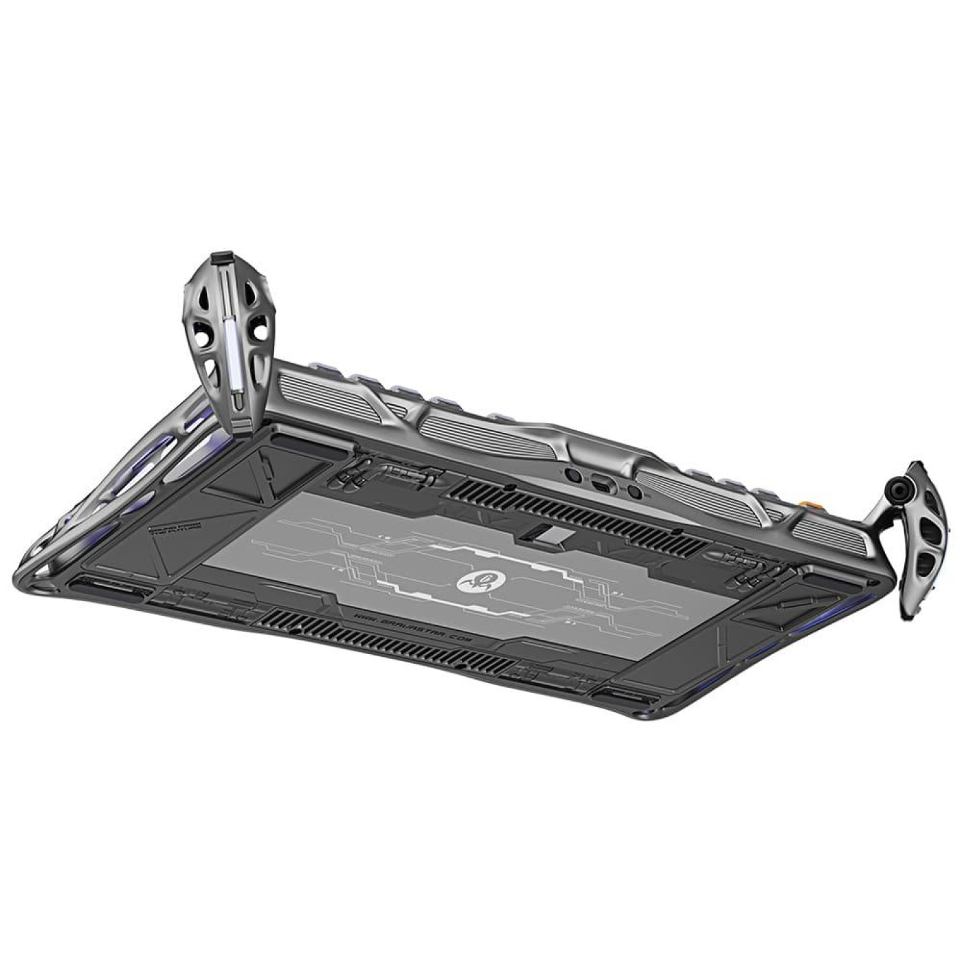 Клавиатура GravaStar Mercury K1 Pro 80keys Kailh Speedy Mint BT/WL/USB RGB Interstellar Silver (GSK1PRO_S_CGRY)