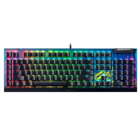 Клавіатура Razer BlackWidow V4 X Yellow Switch FORTNITE USB Black (RZ03-04703600-R3M1)