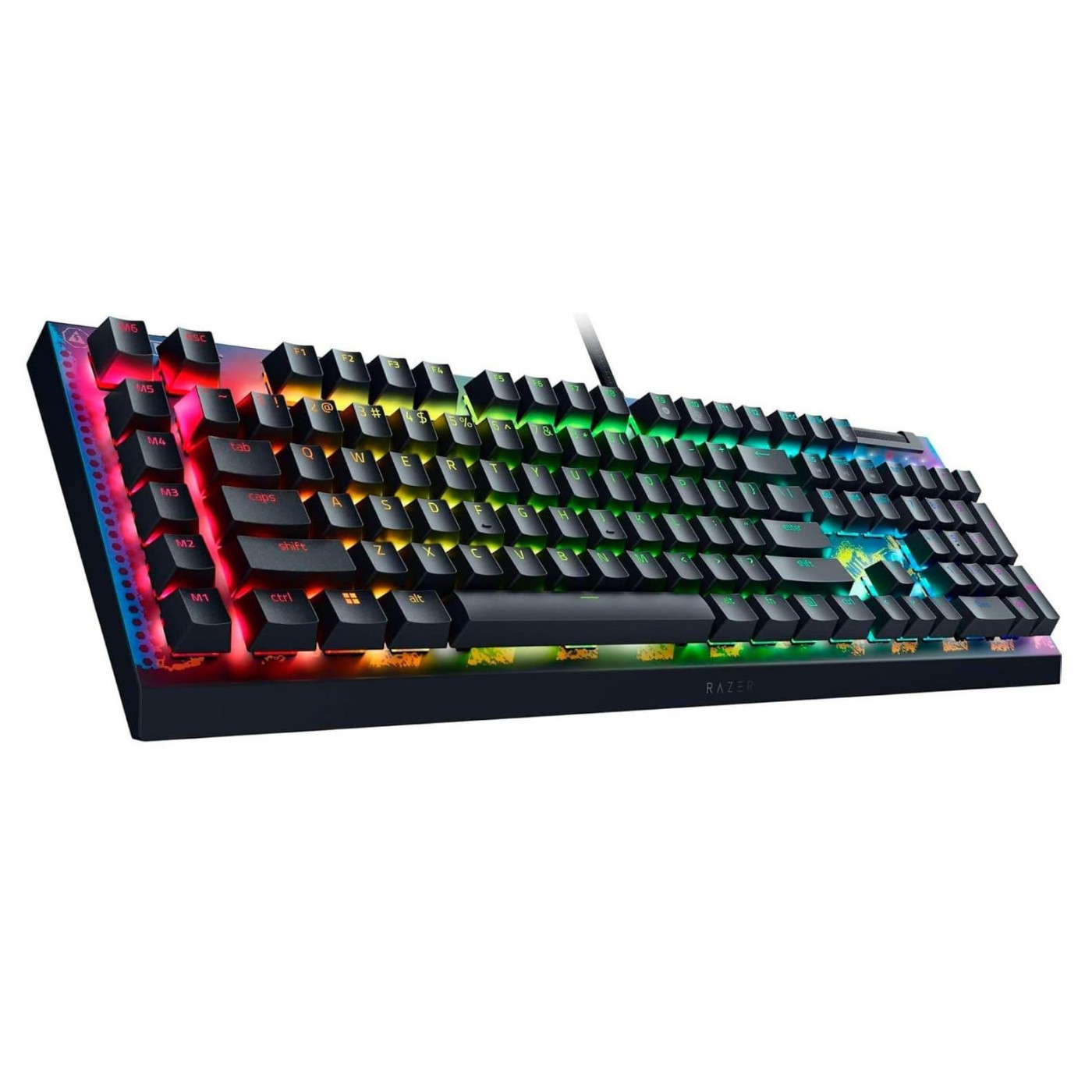 Клавіатура Razer BlackWidow V4 X Yellow Switch FORTNITE USB Black (RZ03-04703600-R3M1)