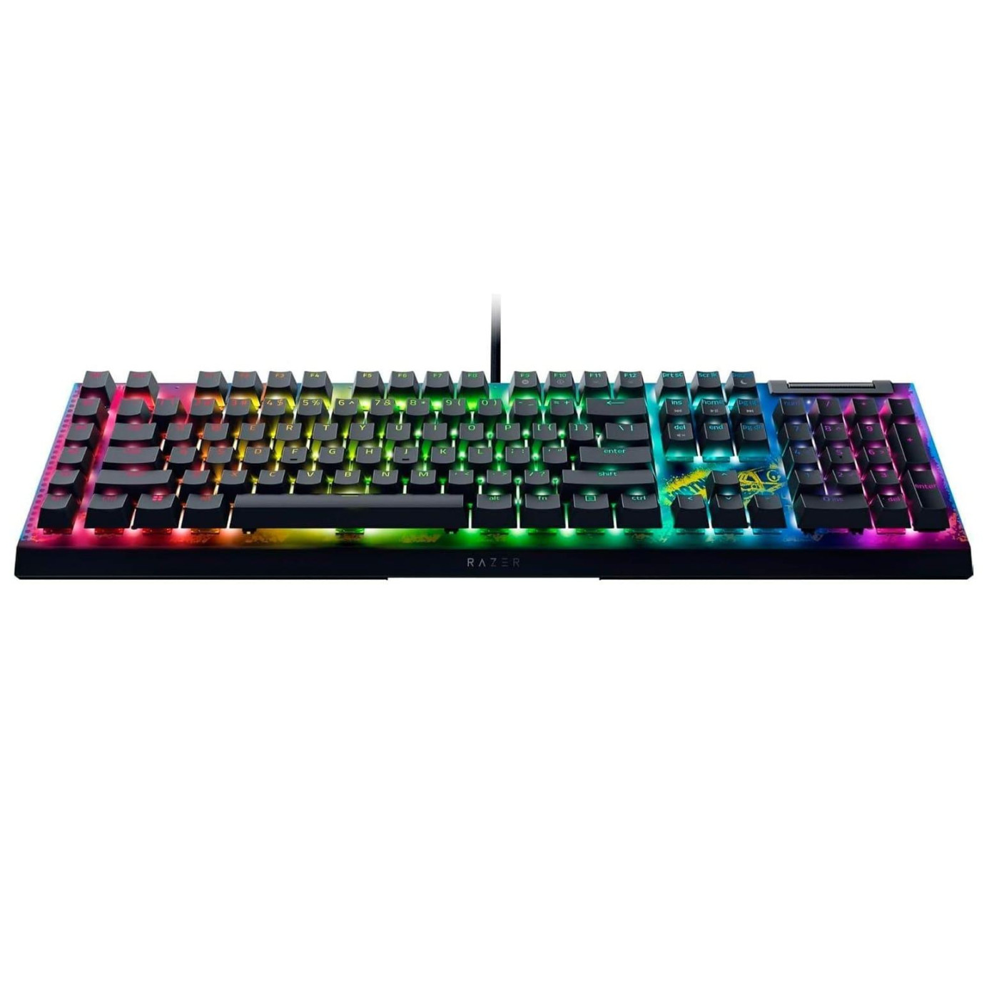 Клавіатура Razer BlackWidow V4 X Yellow Switch FORTNITE USB Black (RZ03-04703600-R3M1)