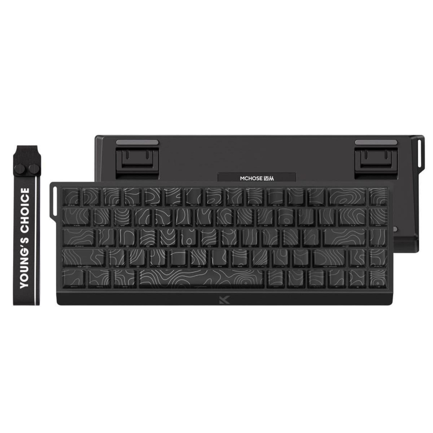 Клавіатура MCHOSE Ace 68 RGB TTC Dragon Lord Magetic Switch (MC-ACE68-33) Black Topographic (G-000003844)