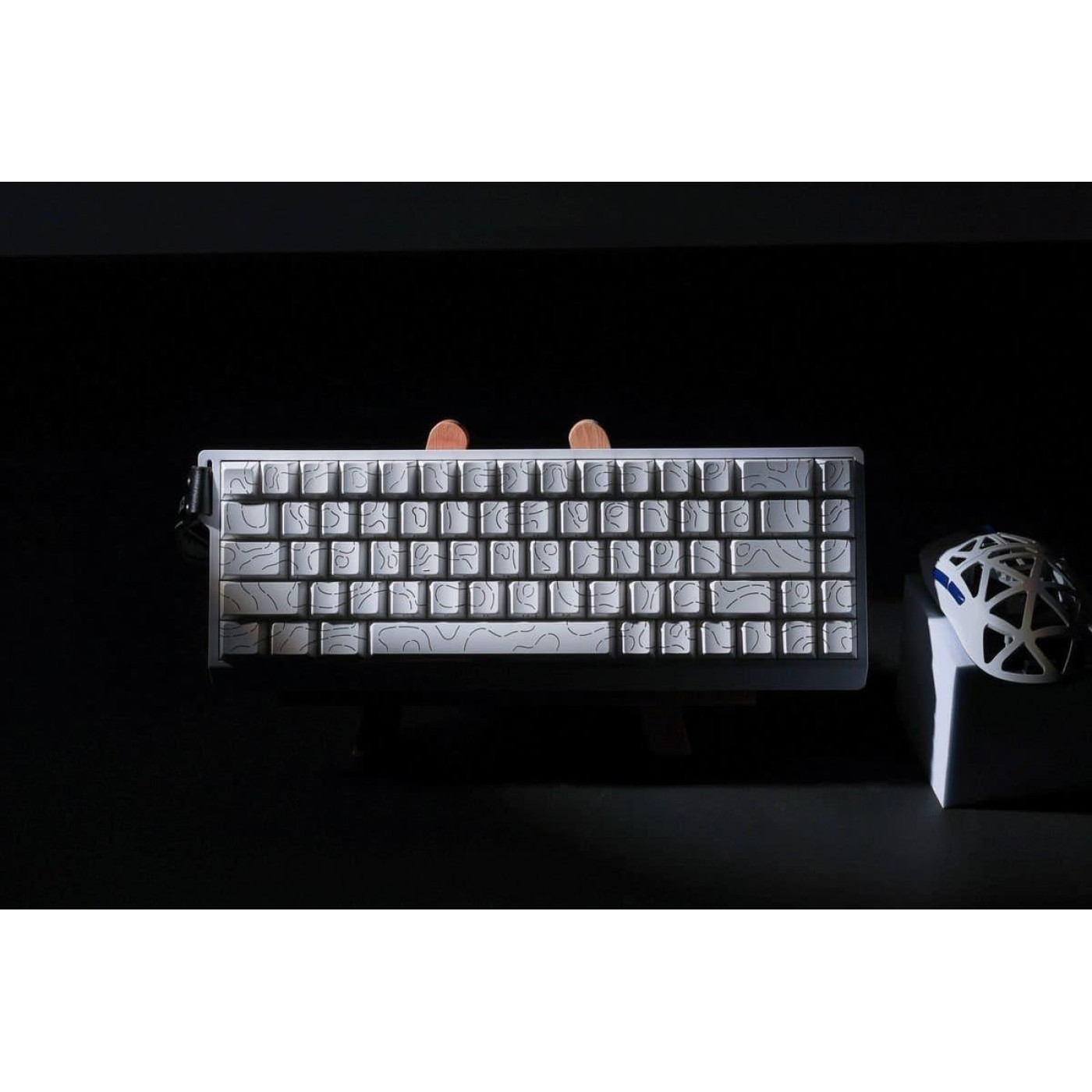Клавиатура MCHOSE Ace 68 RGB TTC Dragon Lord Magetic Switch (MC-ACE68-32) White Topographic (G-000003845)