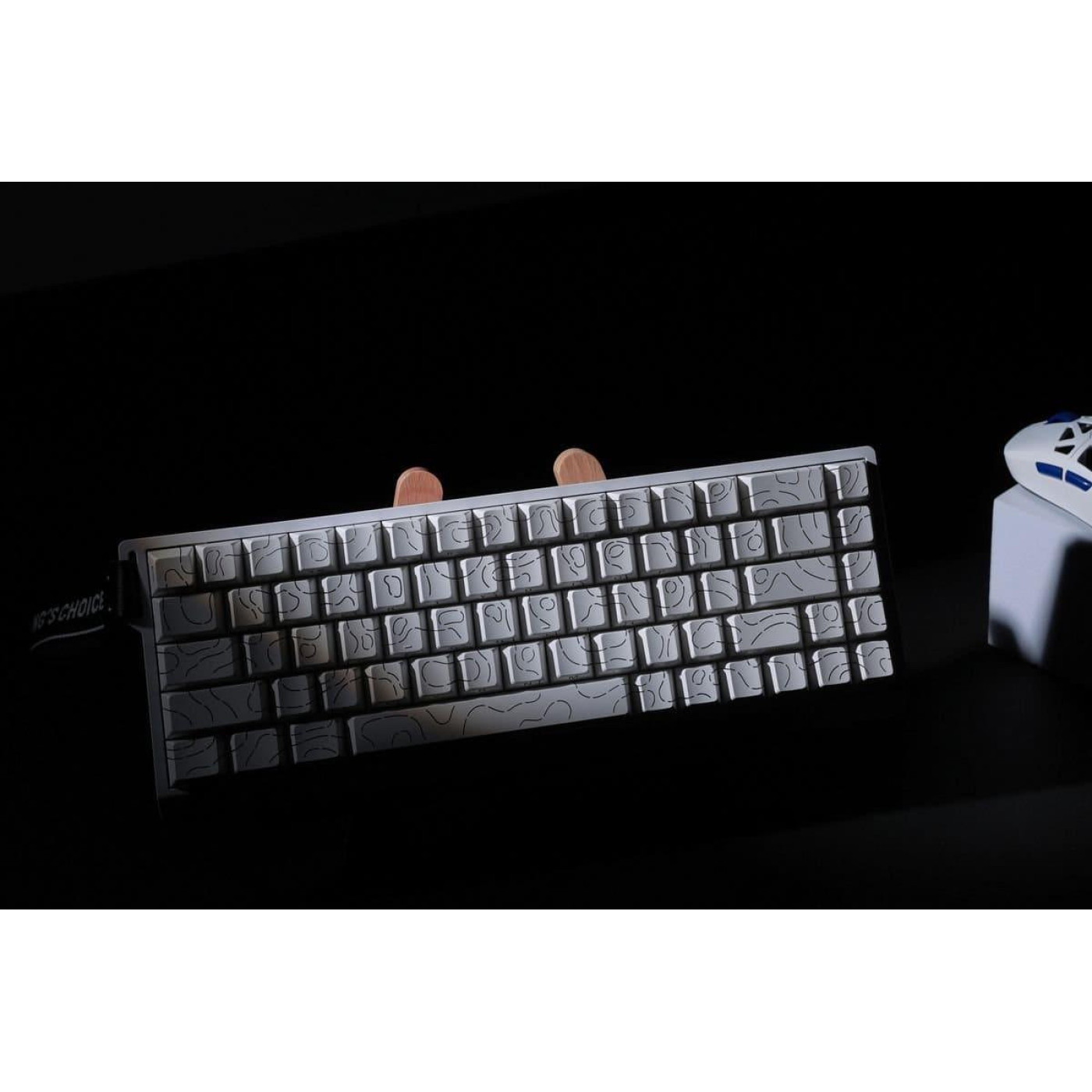 Клавиатура MCHOSE Ace 68 RGB TTC Dragon Lord Magetic Switch (MC-ACE68-32) White Topographic (G-000003845)