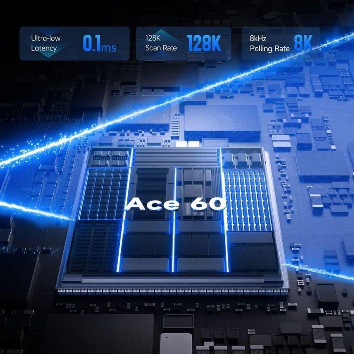 Клавиатура MCHOSE Ace 60 Pro RGB KTEK Magnetic Switch (MC-ACE60-4A) Black (G-000003614)