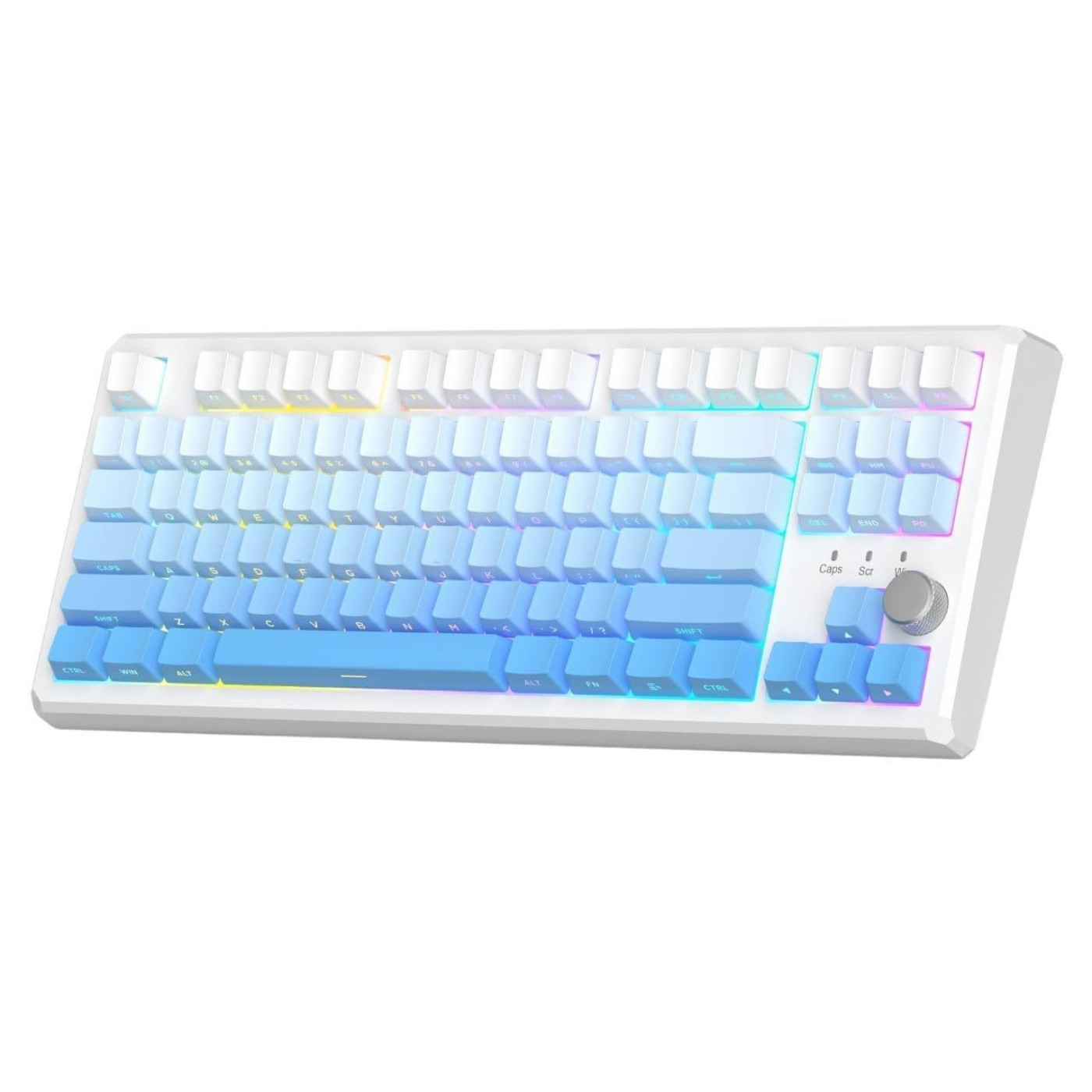 Клавиатура MageGee SKY 87 RGB Blue Whale Switch Wireless (6971969728509) White/Blue Gradient (G-000003958)