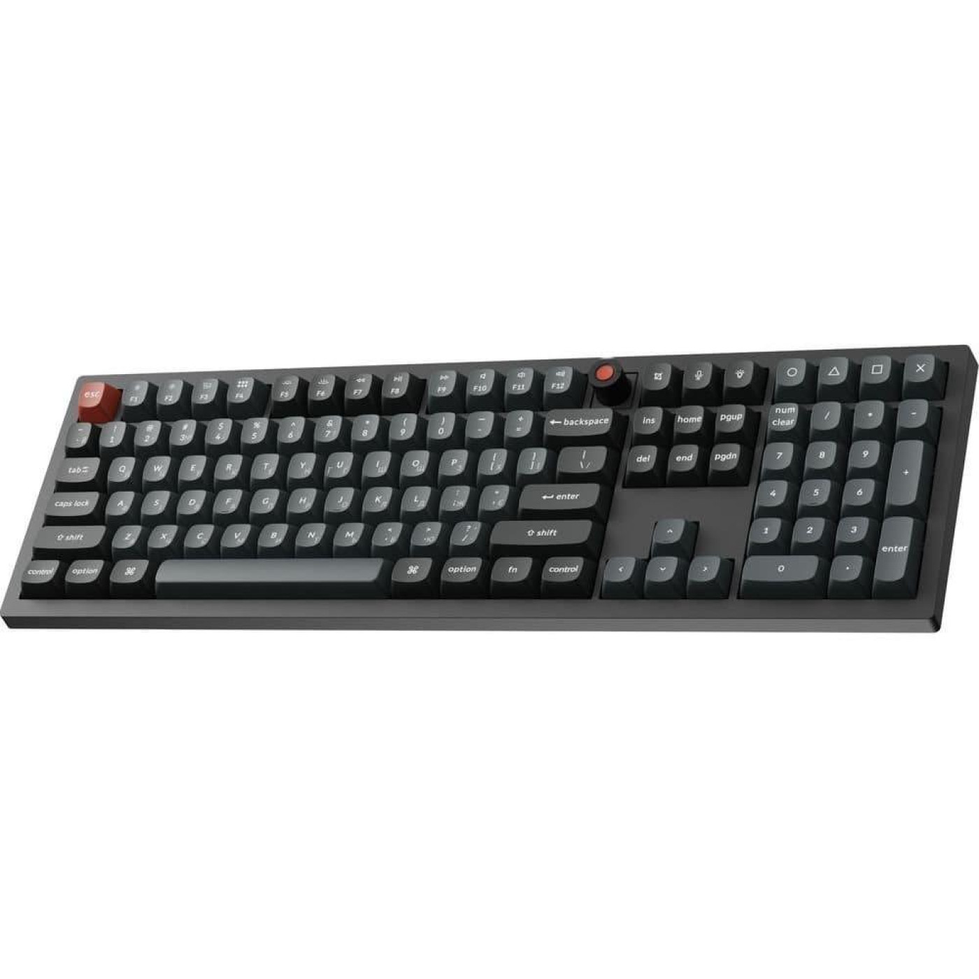 Клавіатура Keychron V6 8K Super Red Switch Black RGB (V6W-D1-UA)