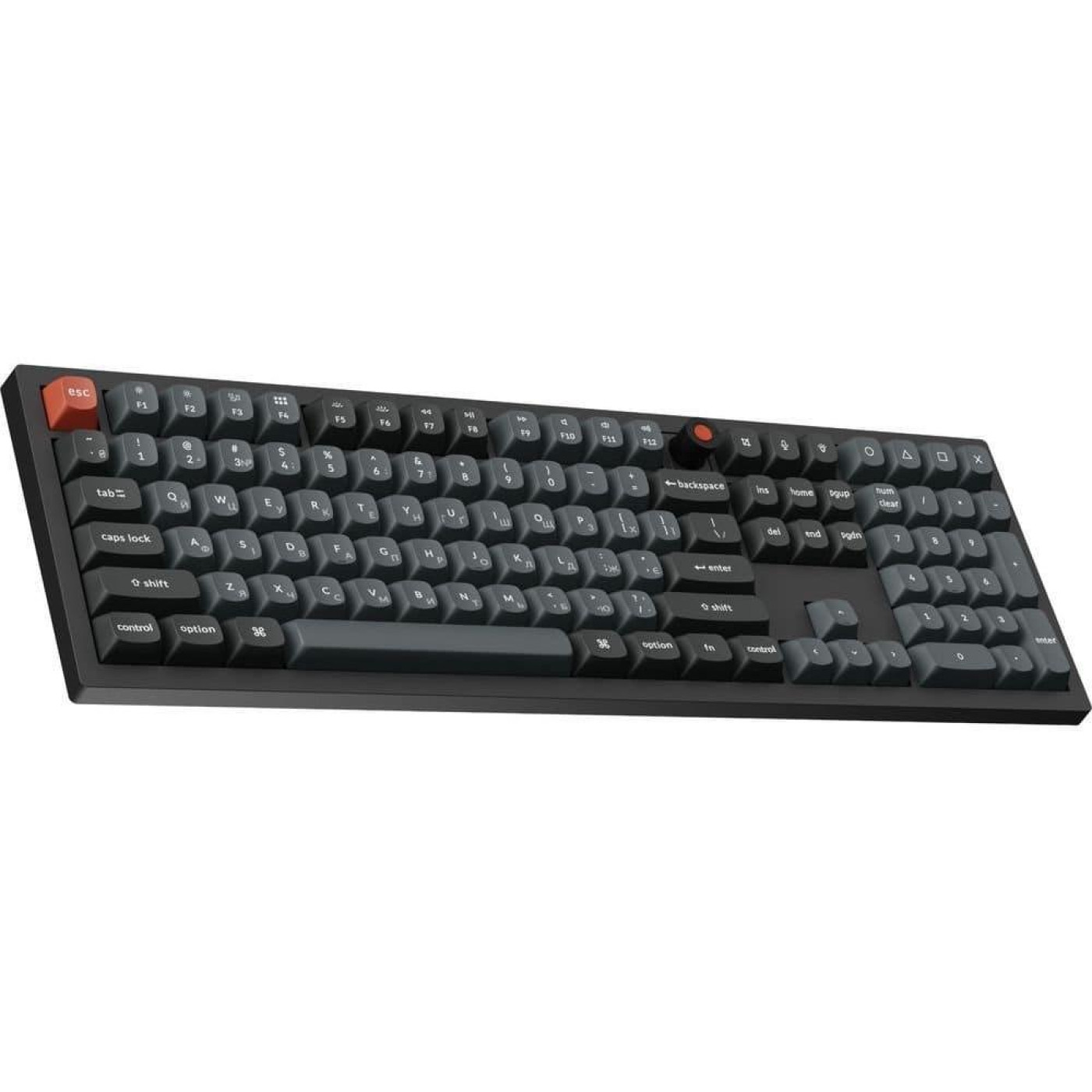 Клавіатура Keychron V6 8K Super Red Switch Black RGB (V6W-D1-UA)