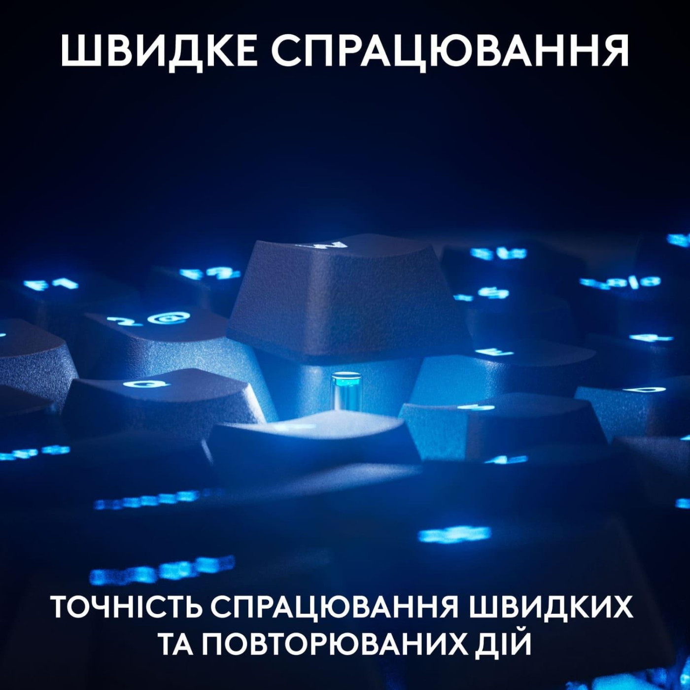 Клавиатура Logitech G PRO X TKL RAPID Gaming (L920-013233) Black (920-013233)