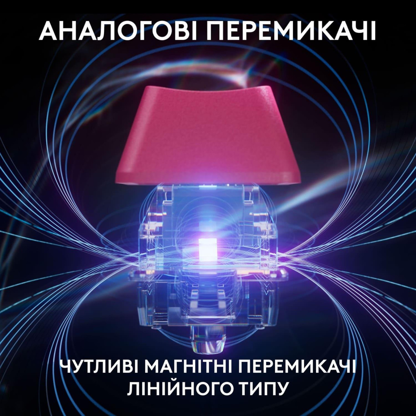 Клавіатура Logitech G PRO X TKL RAPID Gaming Magenta (L920-013253)