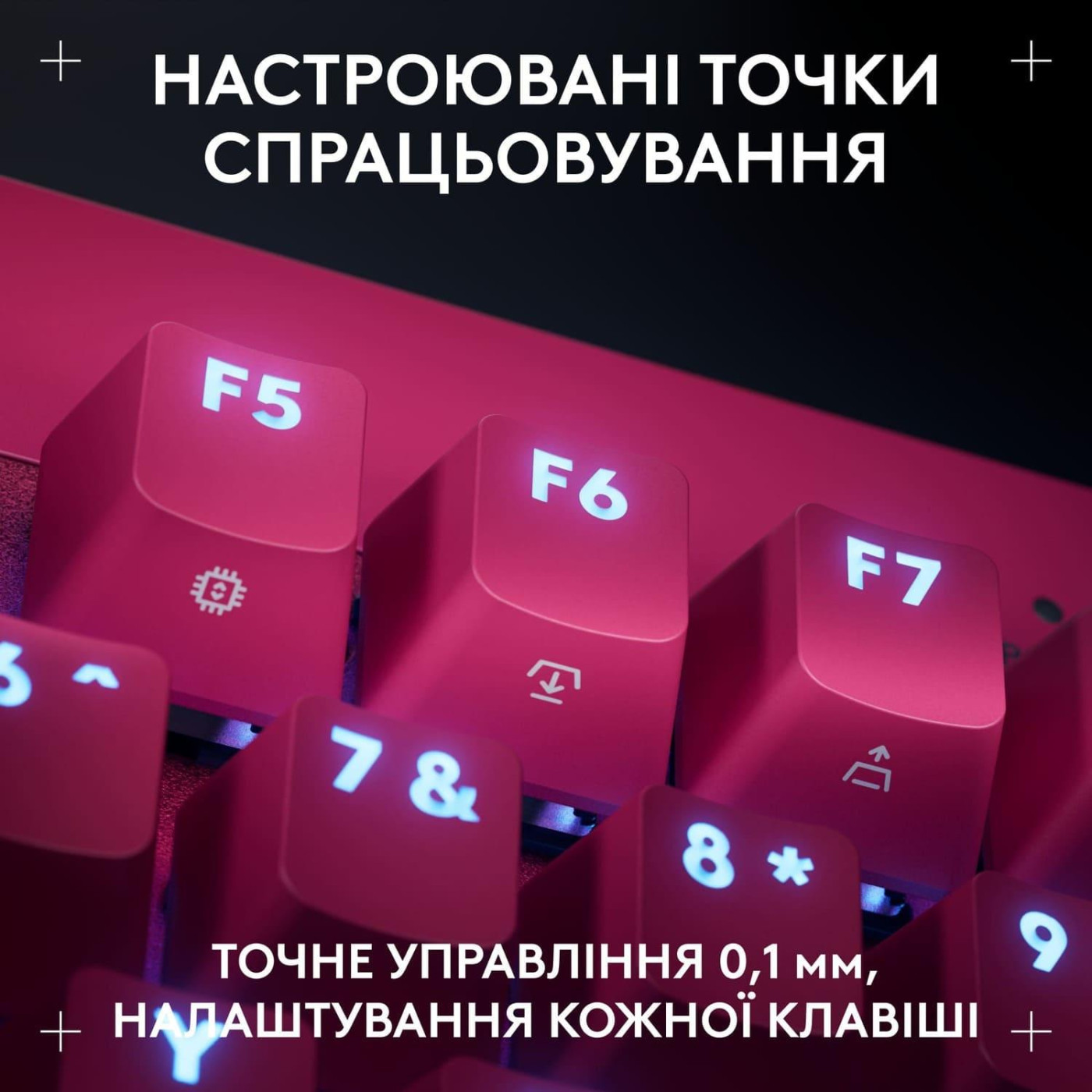 Клавіатура Logitech G PRO X TKL RAPID Gaming Magenta (L920-013253)