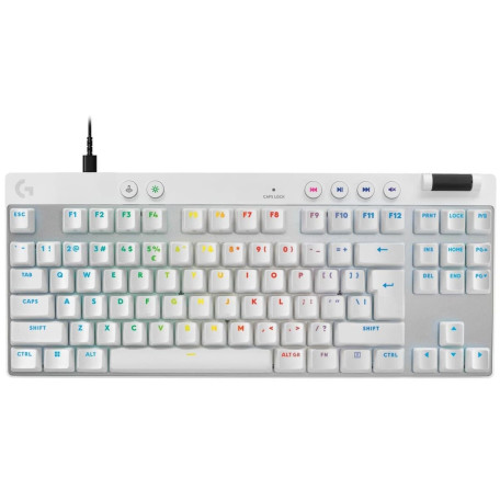 Клавіатура Logitech G PRO X TKL RAPID Gaming White (920-013242)