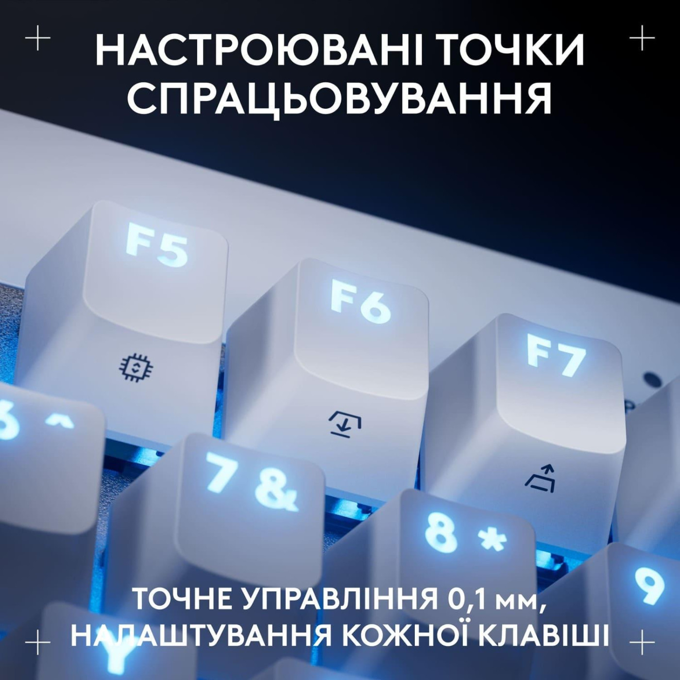 Клавиатура Logitech G PRO X TKL RAPID Gaming White (920-013242)