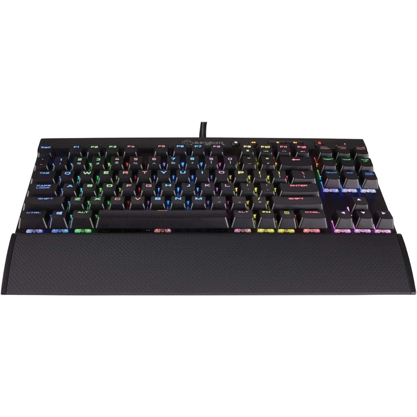 Клавіатура Corsair K65 RGB Rapidfire Mechanical Gaming Cherry MX Speed RGB USB ENG Black (CH-9110014-ES) Б/в,U2
