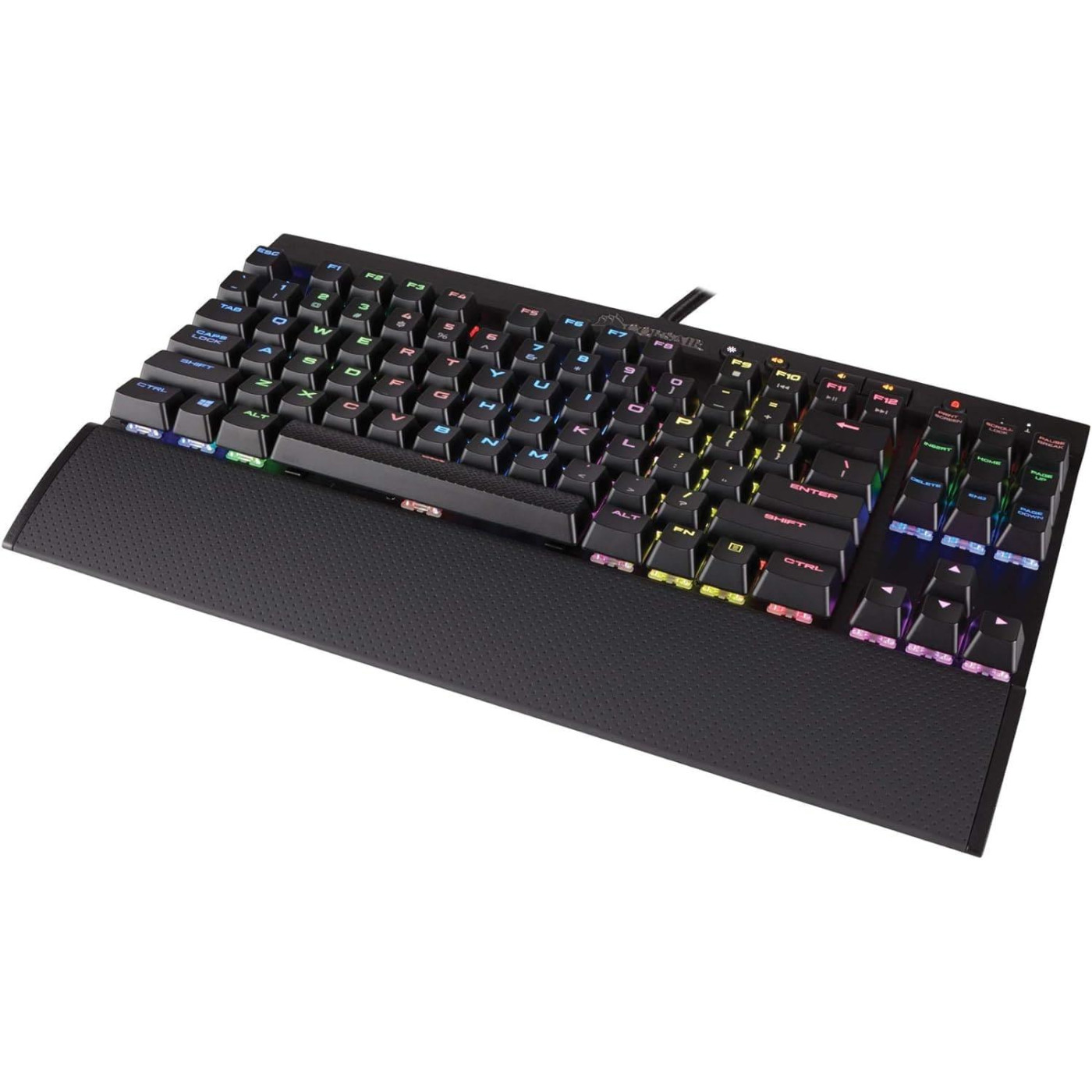 Клавіатура Corsair K65 RGB Rapidfire Mechanical Gaming Cherry MX Speed RGB USB ENG Black (CH-9110014-ES) Б/в,U2