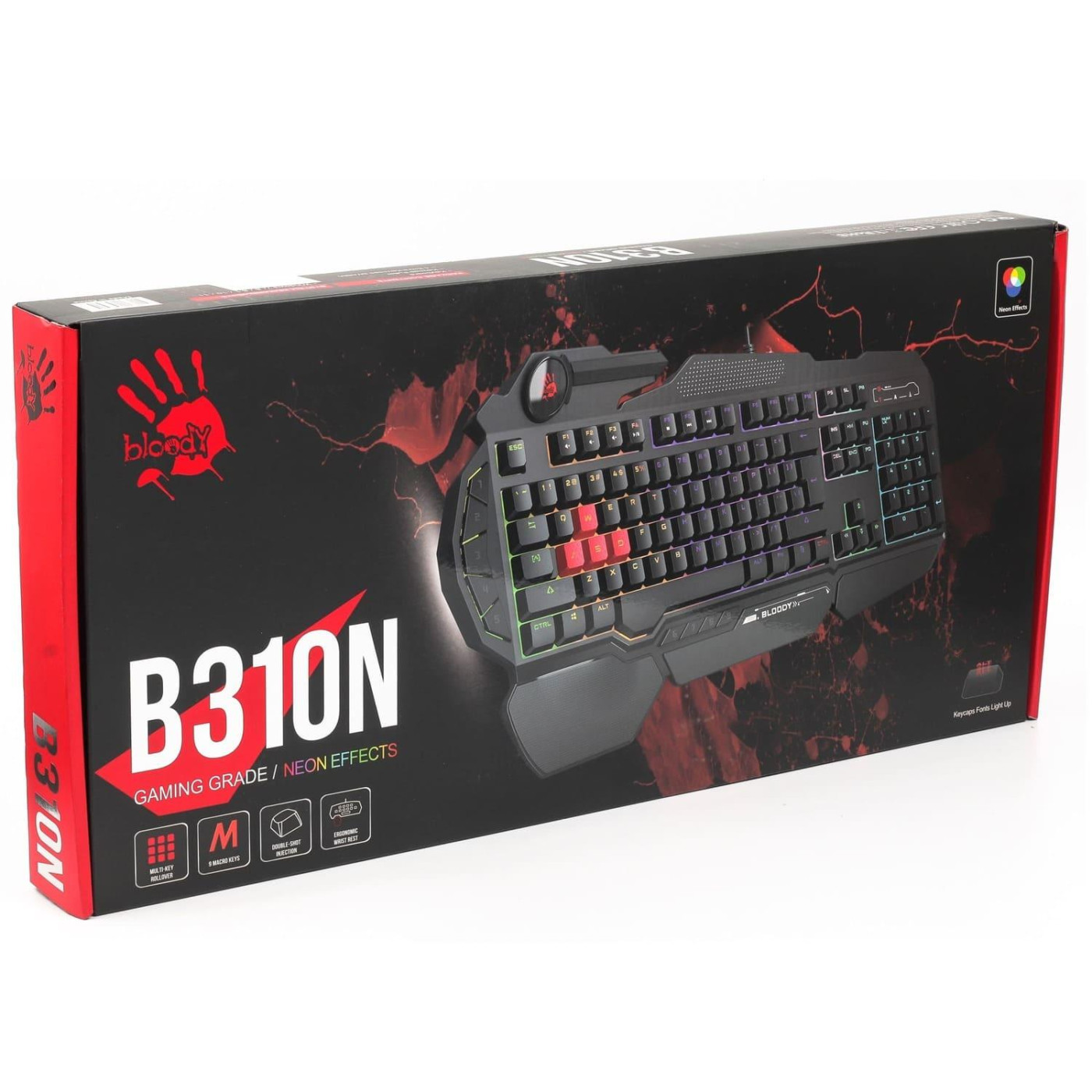 Клавіатура Bloody A4Tech B310N USB Black B310N Black)