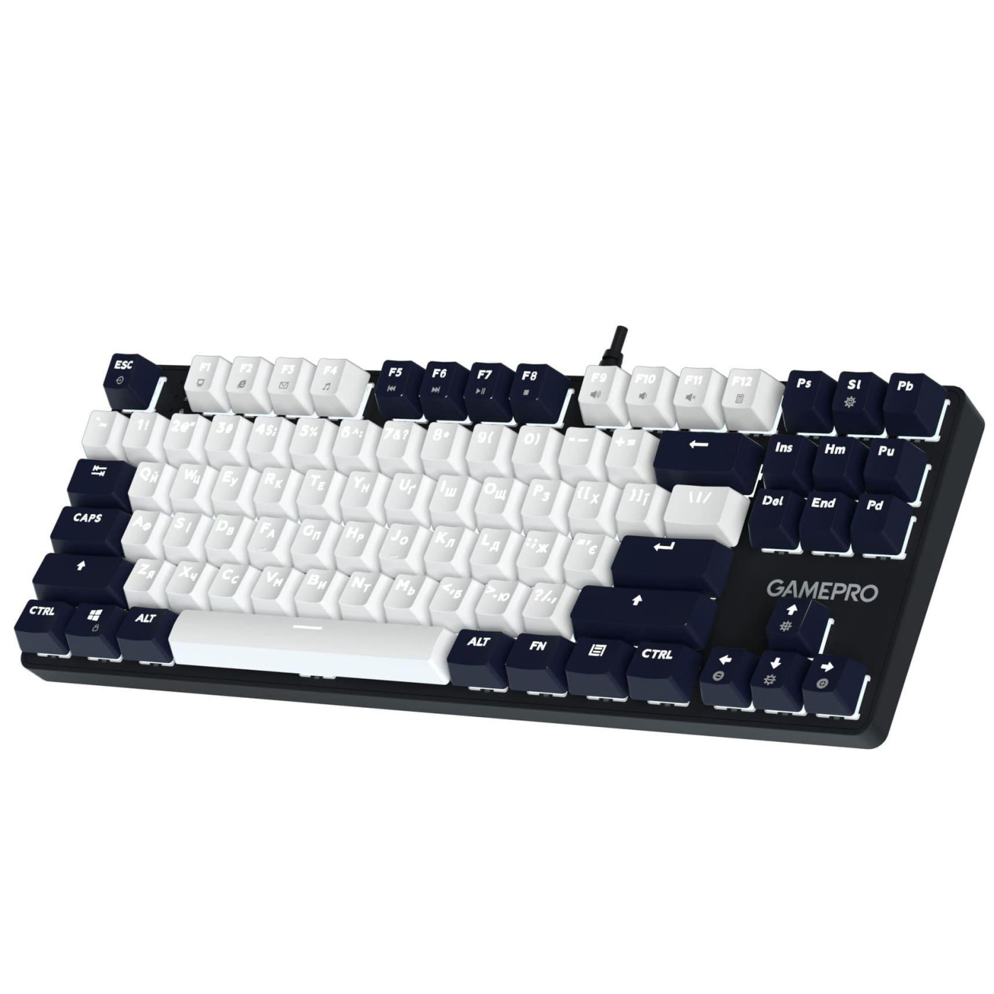 Клавиатура GamePro Genesis Metallic 87% Red switches (MK110B)