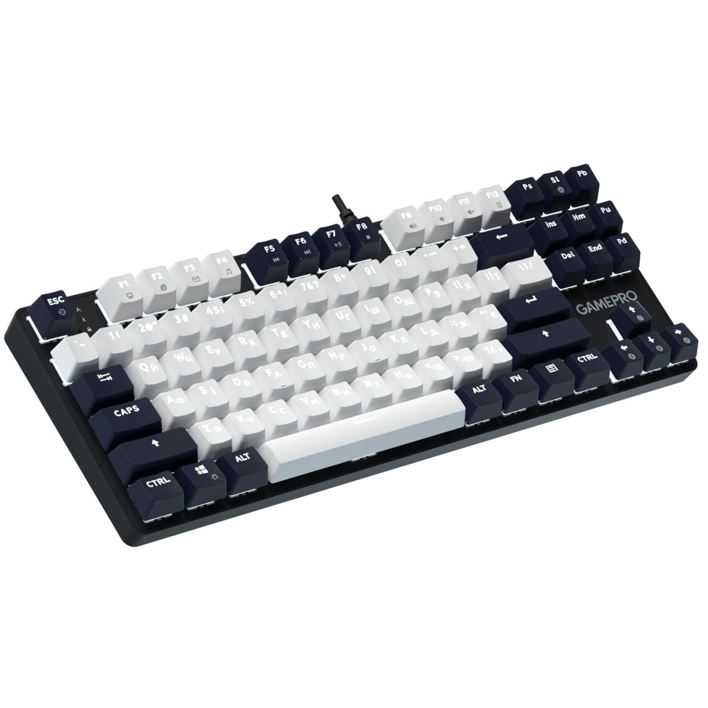 Клавиатура GamePro Genesis Metallic 87% Red switches (MK110B)