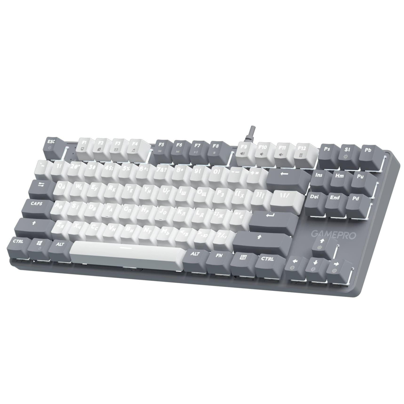 Клавиатура GamePro Genesis Metallic 87% Red switches (MK110G)