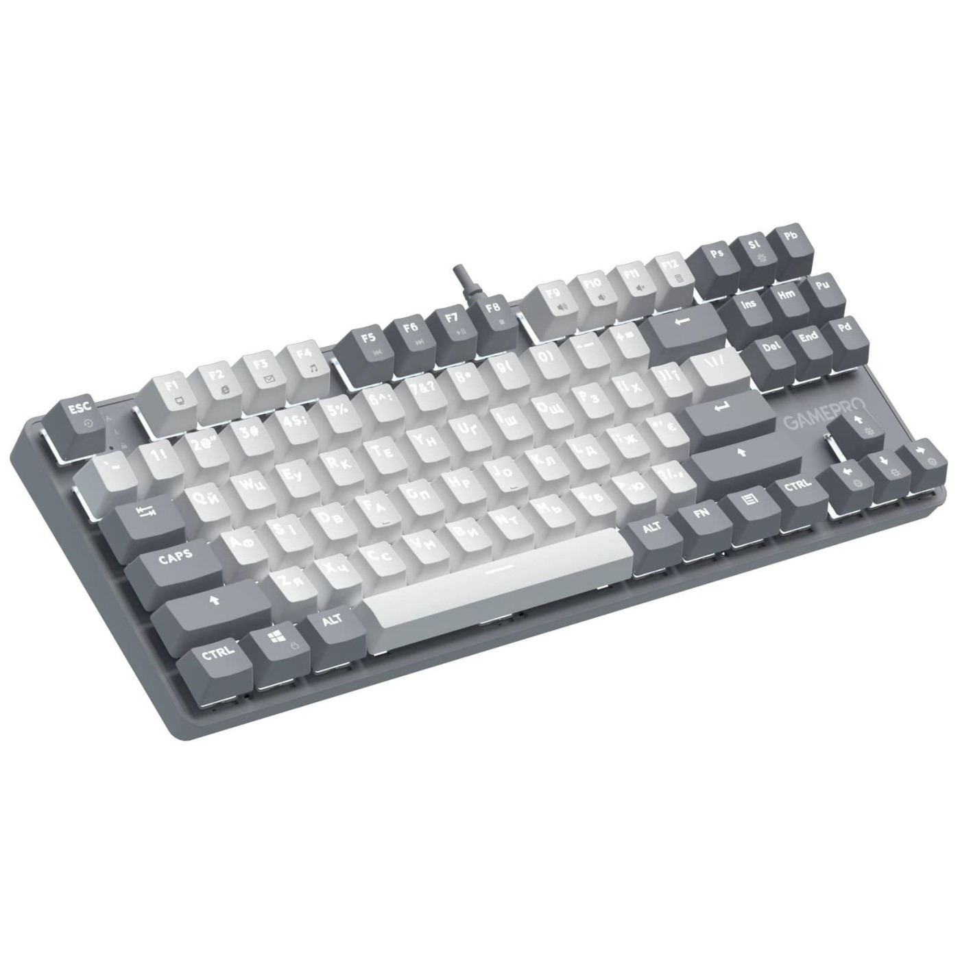 Клавиатура GamePro Genesis Metallic 87% Red switches (MK110G)