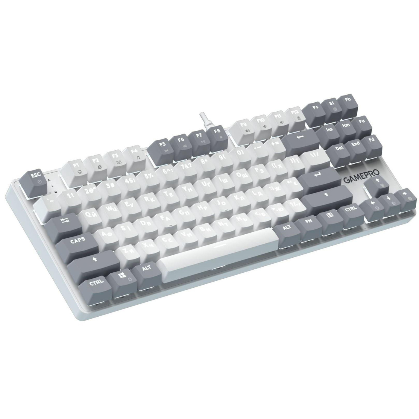 Клавиатура GamePro Genesis Metallic 87% Red switches (MK110W)