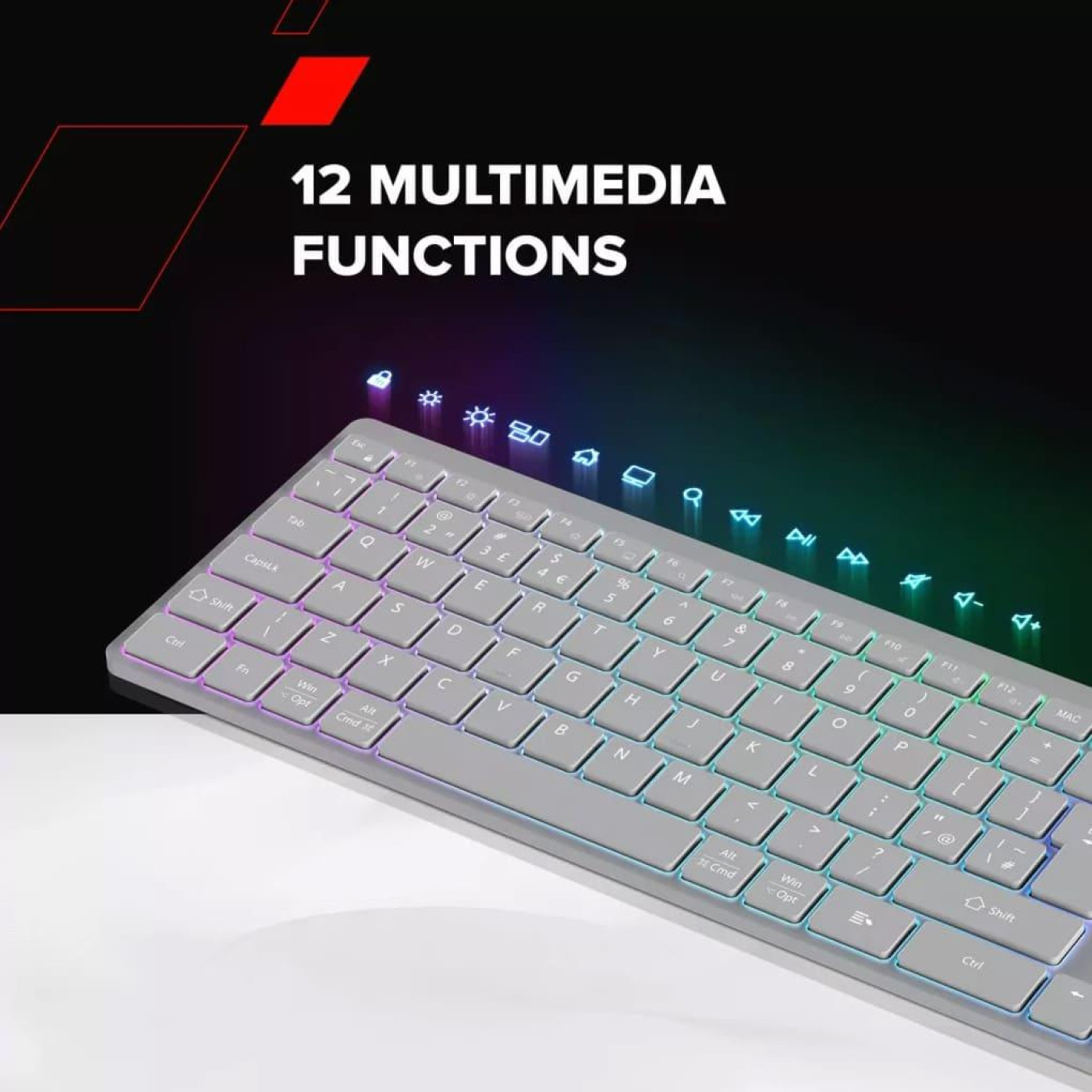 Клавіатура Canyon HKB-W11 UK/US RGB Dual Mode Wireless Grey (CNS-HBTK11G)