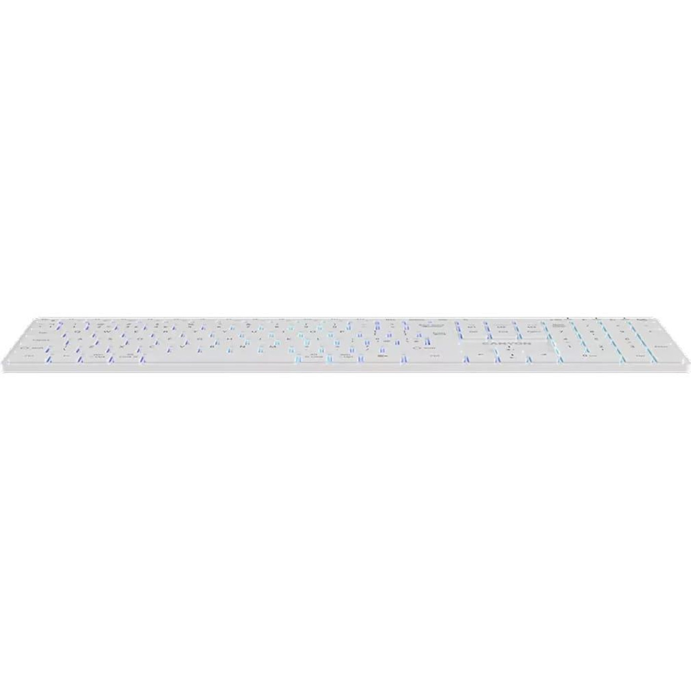 Клавіатура Canyon HKB-W11 UK/US RGB Dual Mode Wireless White (CNS-HBTK11W)