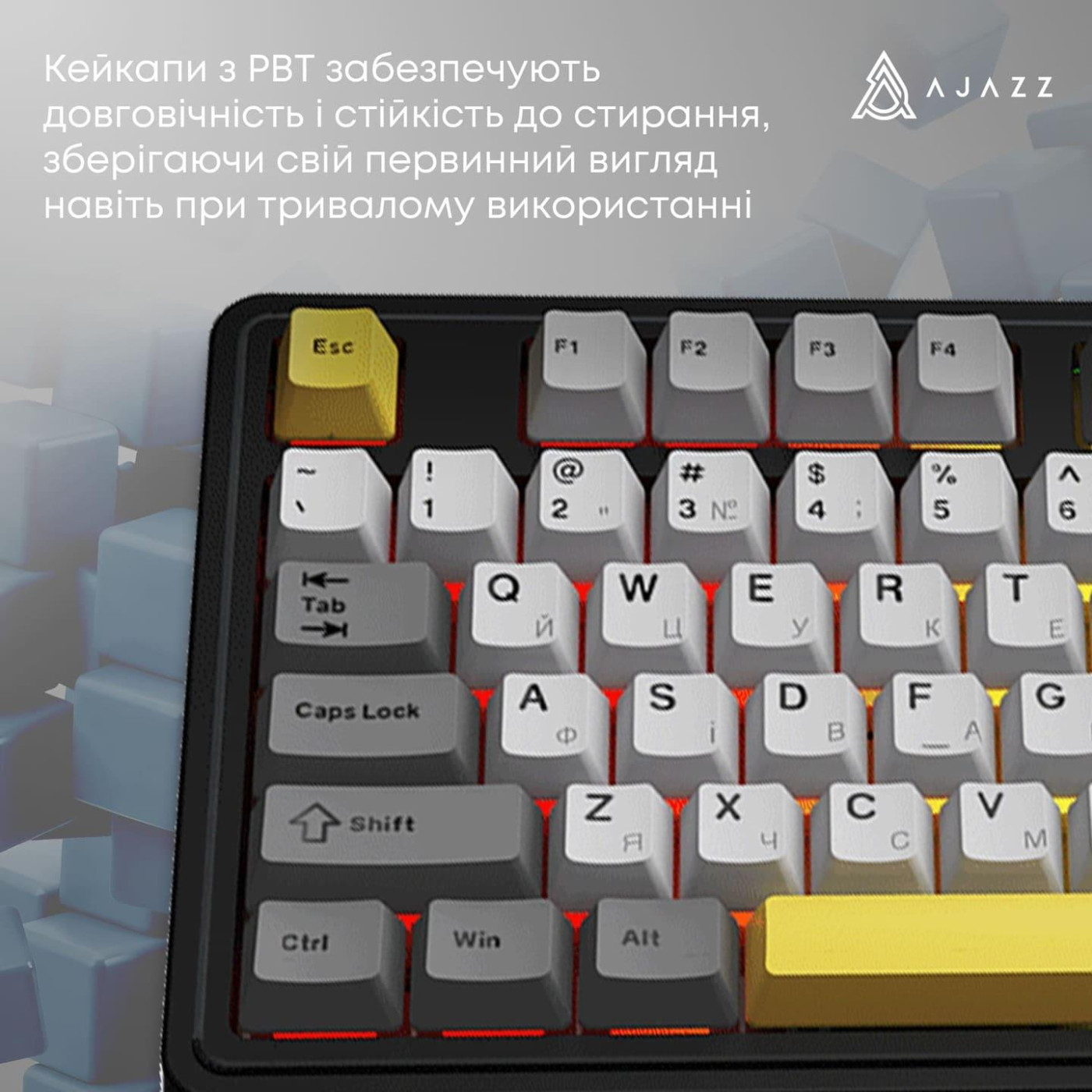 Клавиатура Ajazz AK980 V2 Maillard Switch Black (AK980-V2-M-BGY)