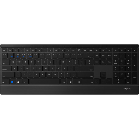 Клавіатура Rapoo E9500M Wireless Black (E9500M)