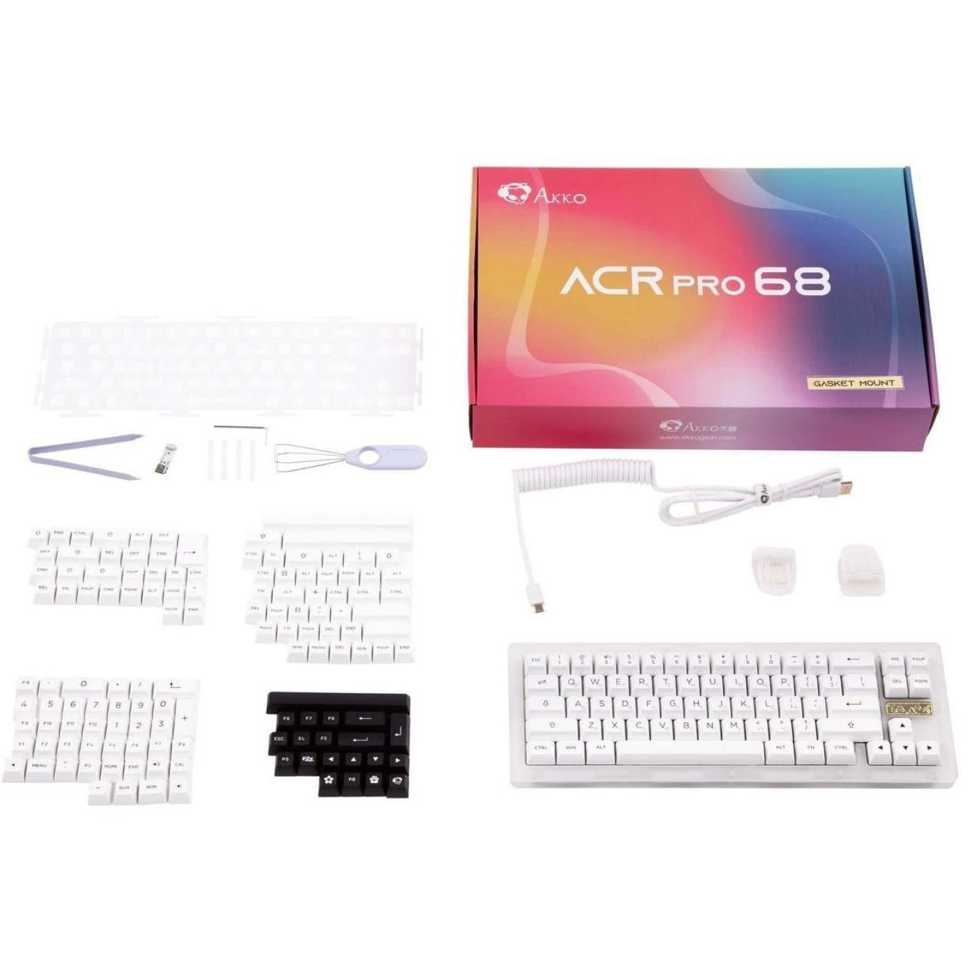 Клавіатура Akko ACR Pro68 CS Crystal RGB (6925758618564) Б/в