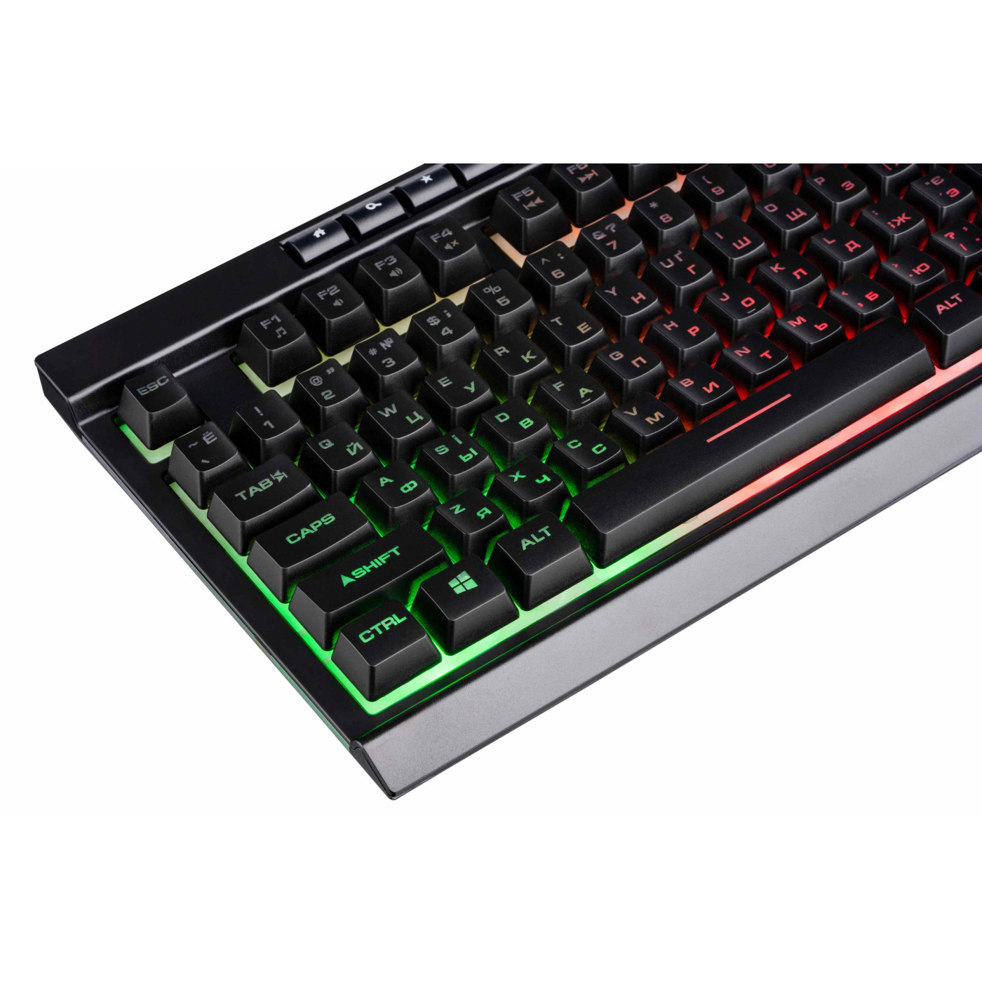 Клавіатура 2E Gaming KG300 LED USB Ukr Black (2E-KG300UB)