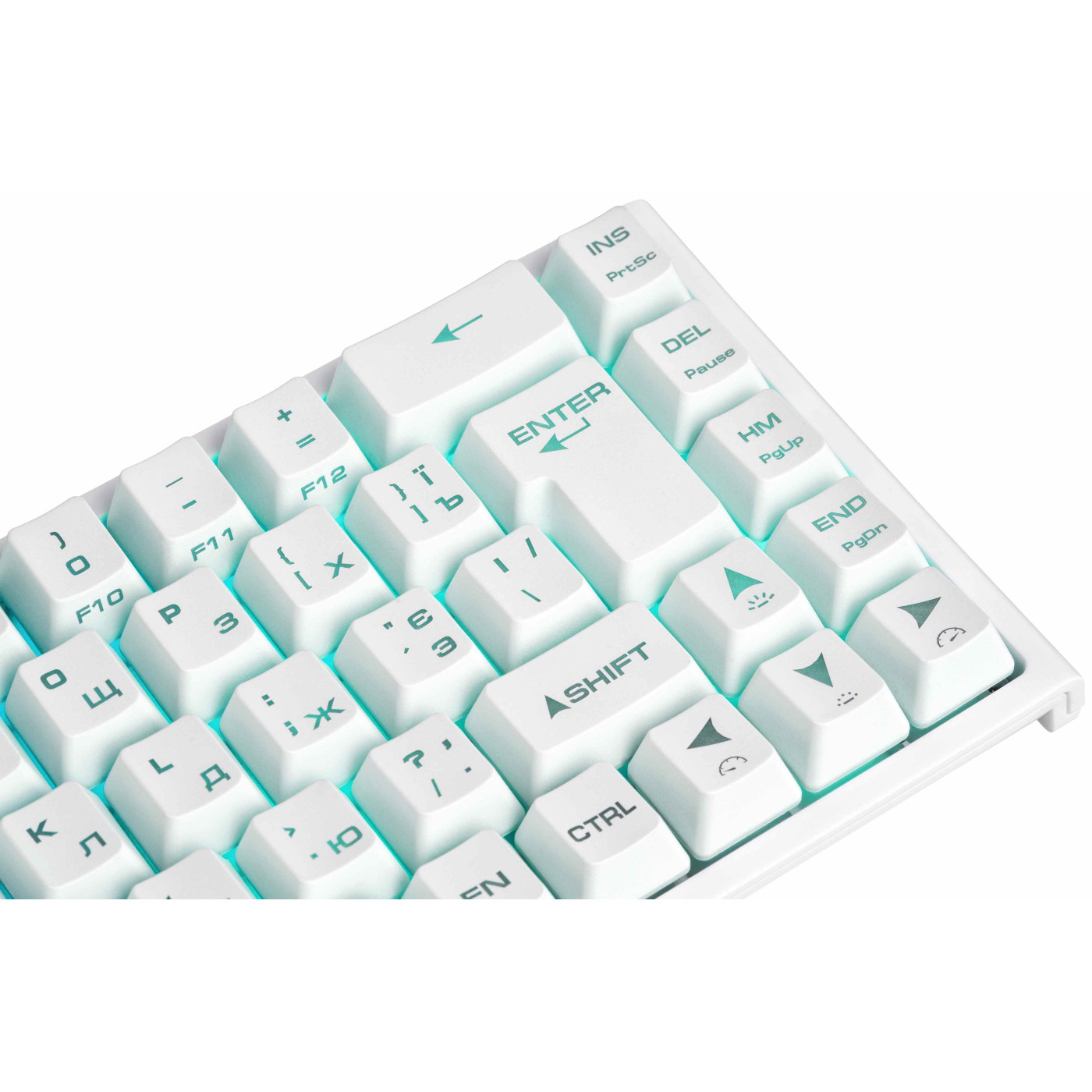 Клавиатура 2E Gaming KG350 RGB 68key USB White (2E-KG350UWT)