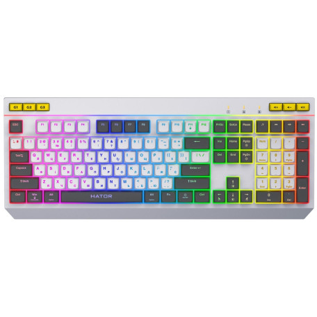 Клавіатура HATOR Icefall White (HTK405UA)